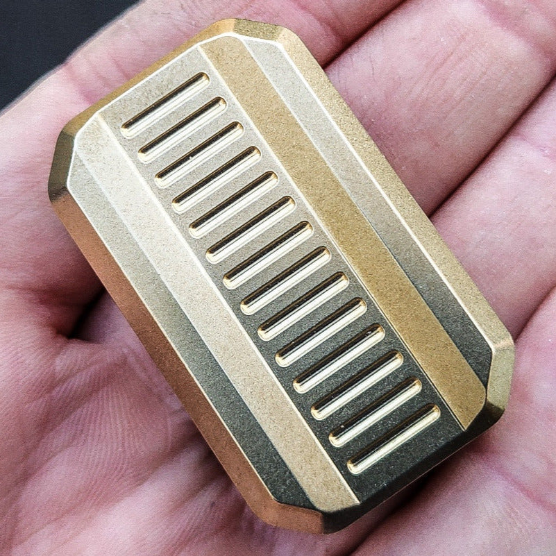Wideboy™ Brass - 3-Click Slider with NEW Stainless Plates (Lucky Drop)