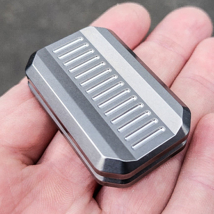 Wideboy™ Titanium - 3-Click Slider with NEW Stainless Steel Plates (Lucky Drop)