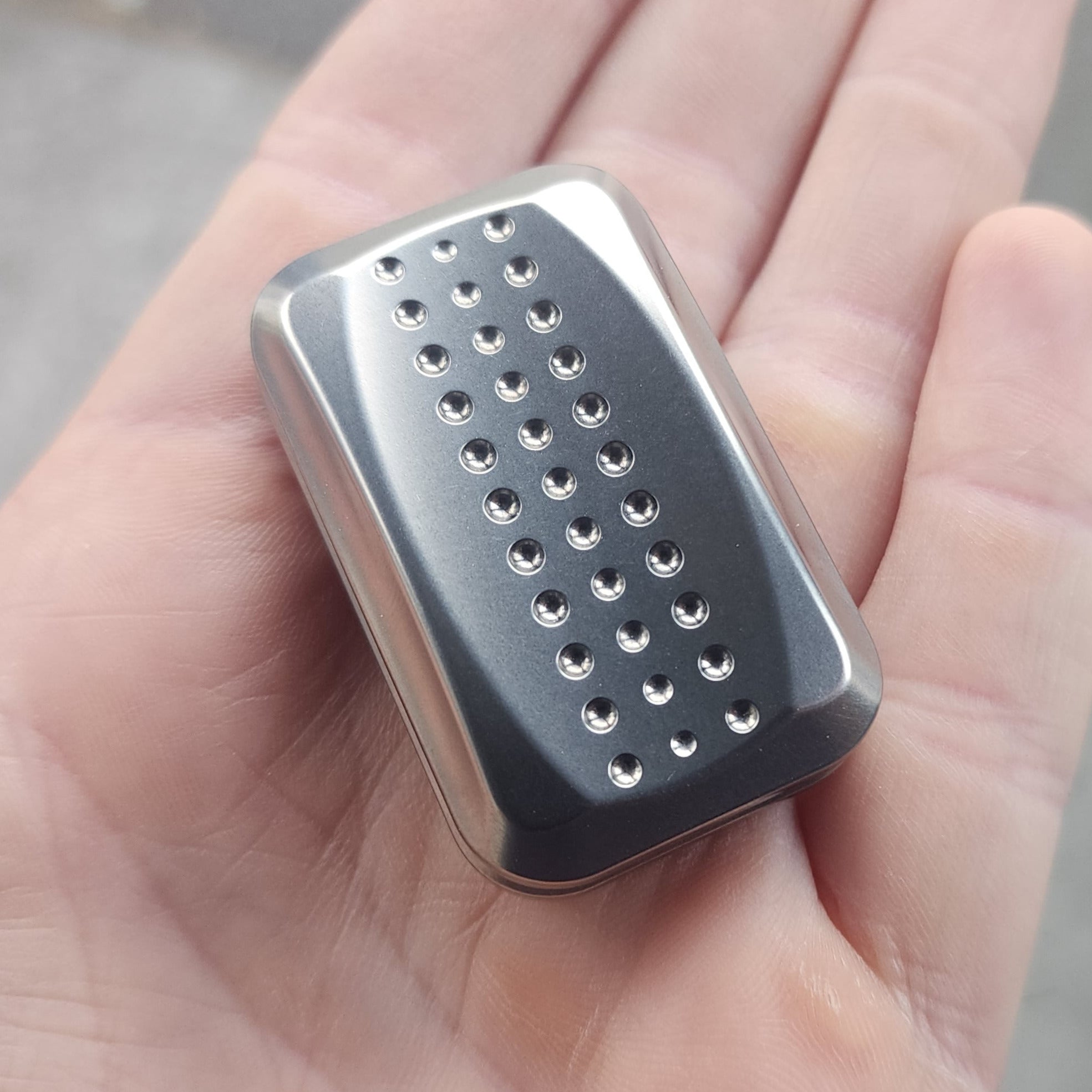 "Prototype A" Titanium - 3-Click Slider with SS Plates (Lucky Drop)