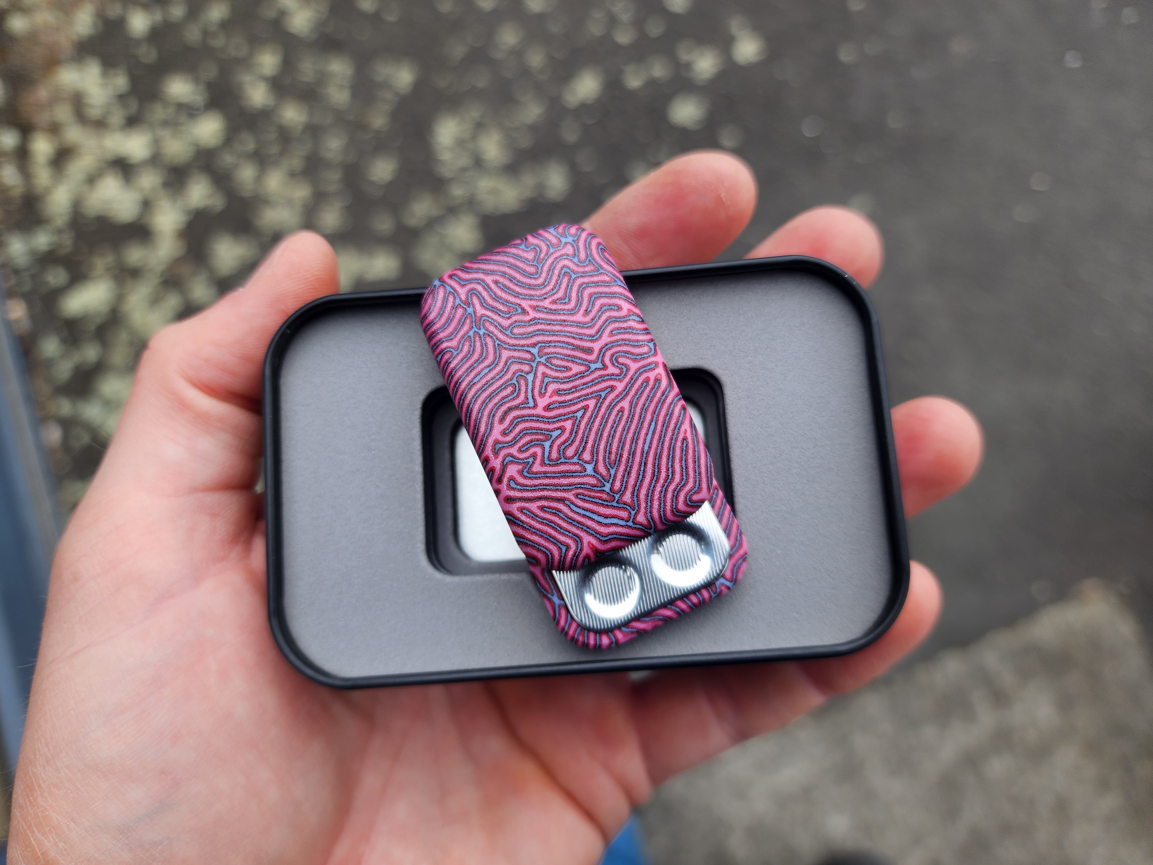 Pebble™ 3-Click (CrazyFiber "#A2") with Stainless Steel Plates