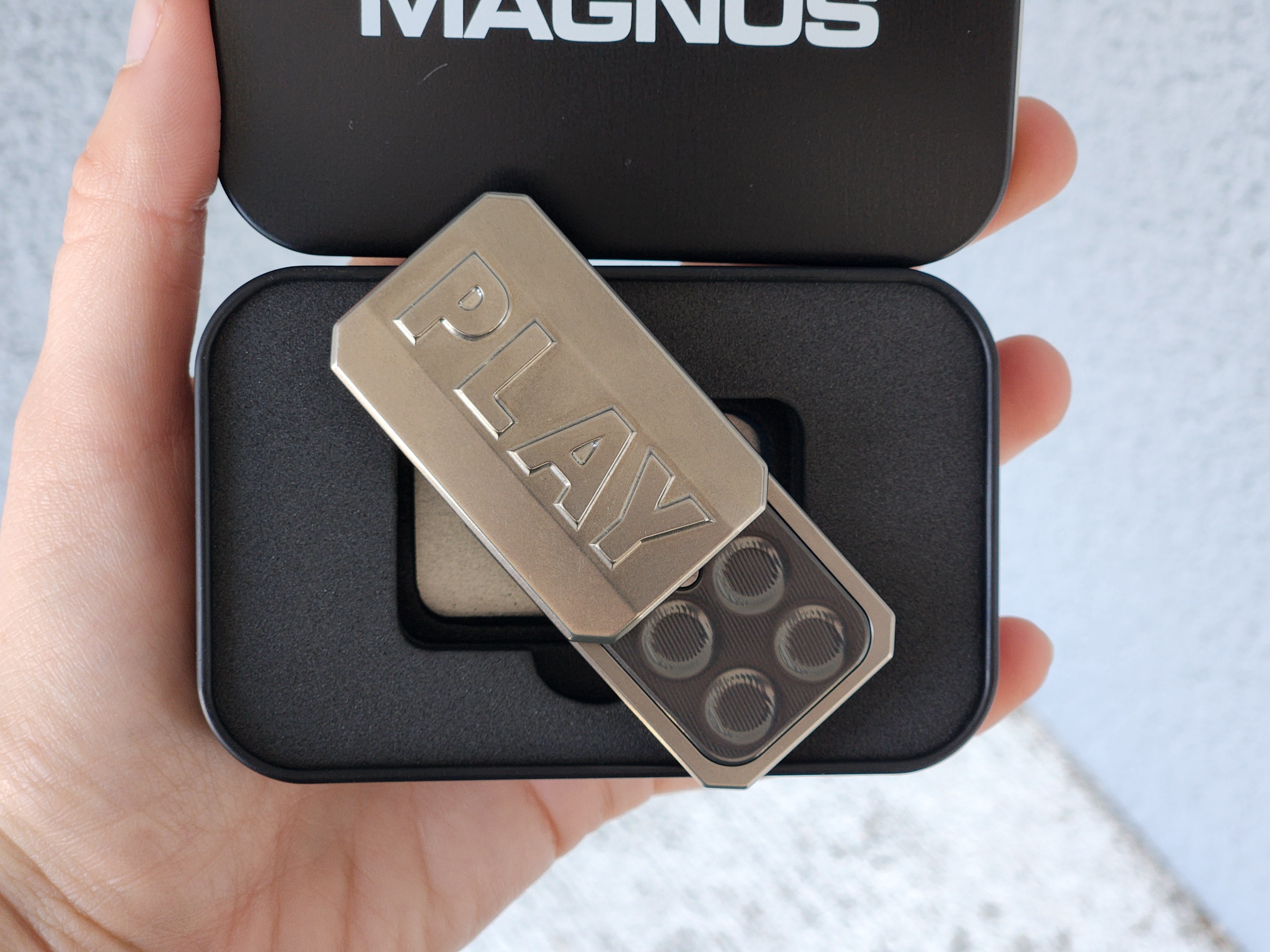 Titanium Slider SB027 - Work/Play 3-Click