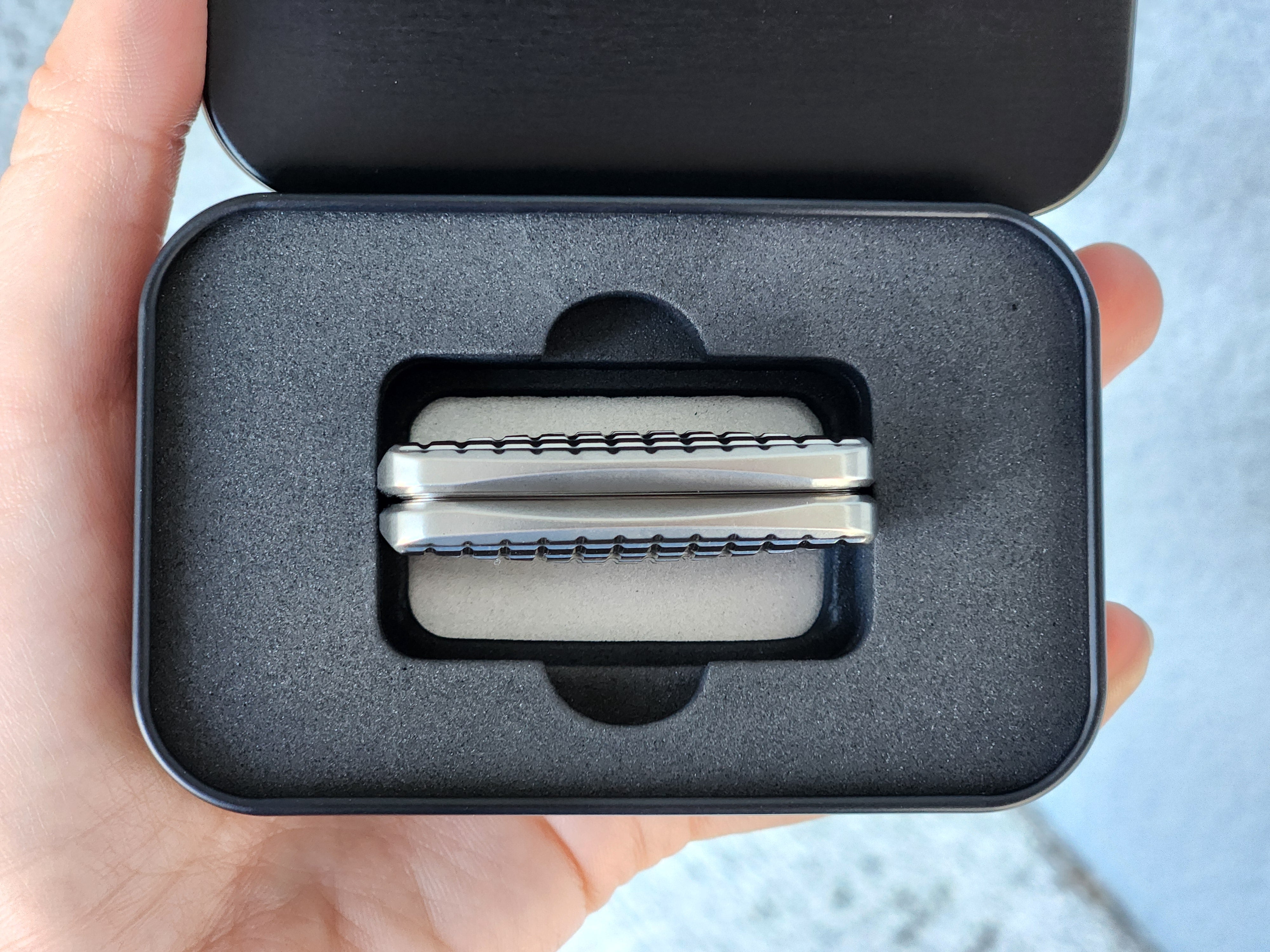 Titanium Slider SB053 - Arc "MiniFrag" 3-Click