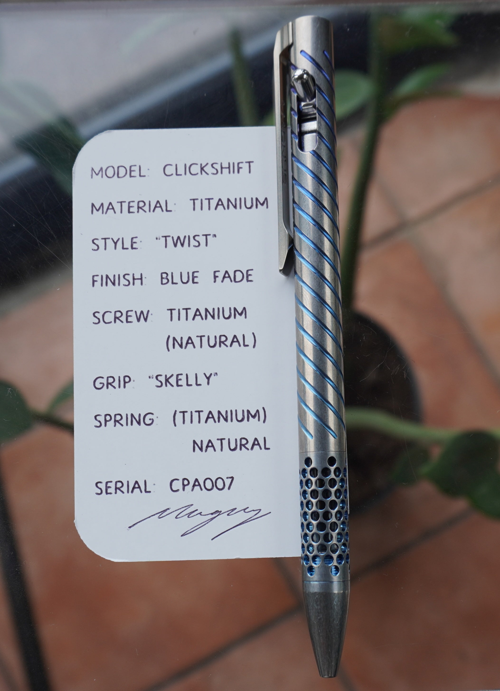 PenLab™ Custom Pen: CPA007