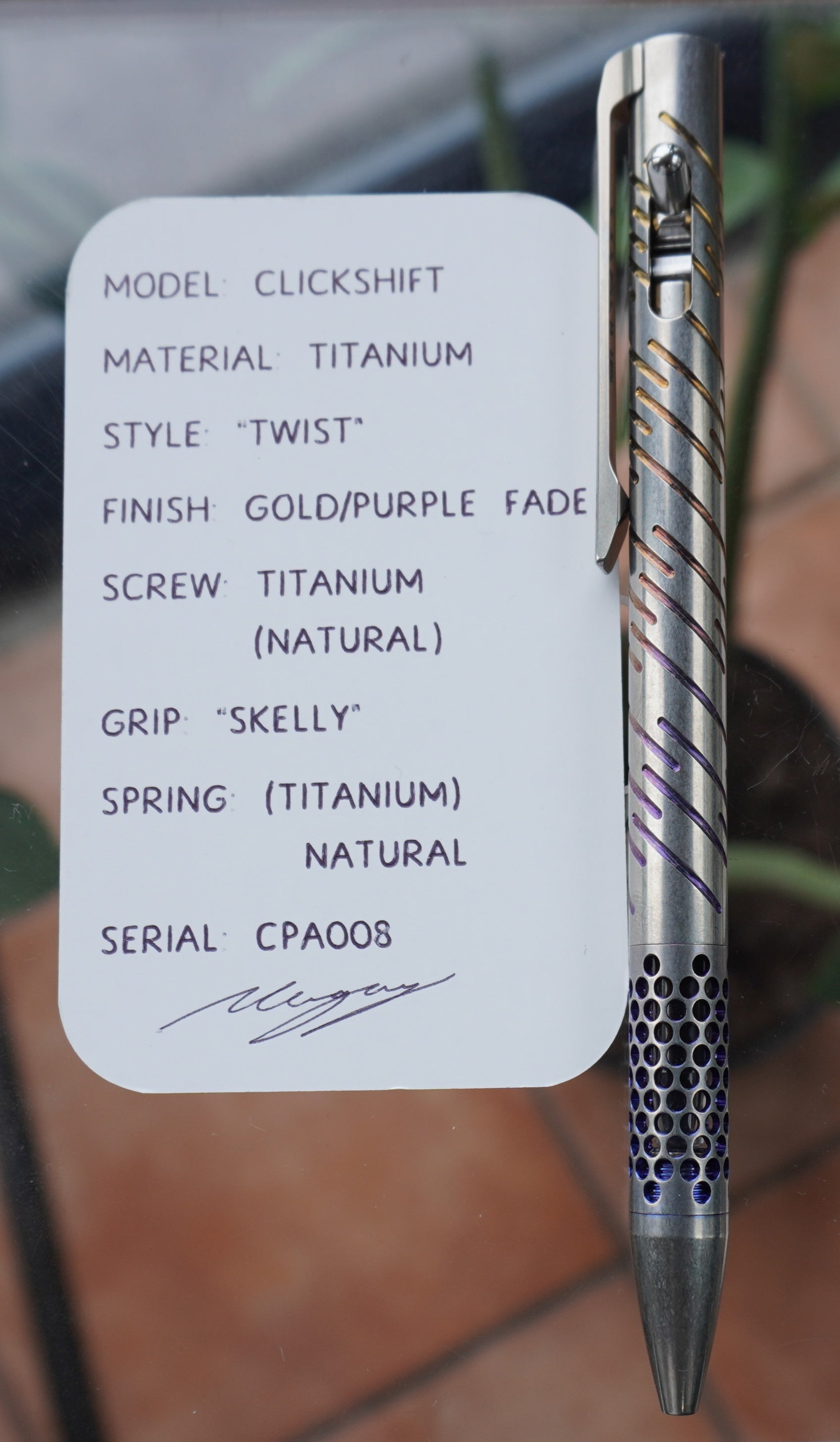 PenLab™ Custom Pen: CPA008