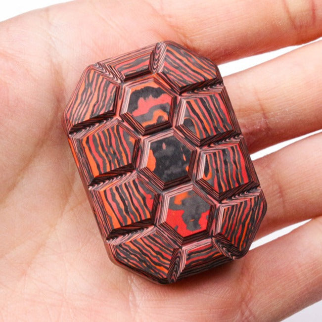 Mini-Turtle™ 2-Click - Carbon Fibre Slider (Orange/Black Edition)