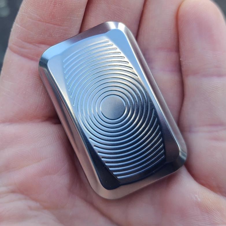 Glide™ "Matte" - 3-Click Titanium Slider with Zirconium Plates