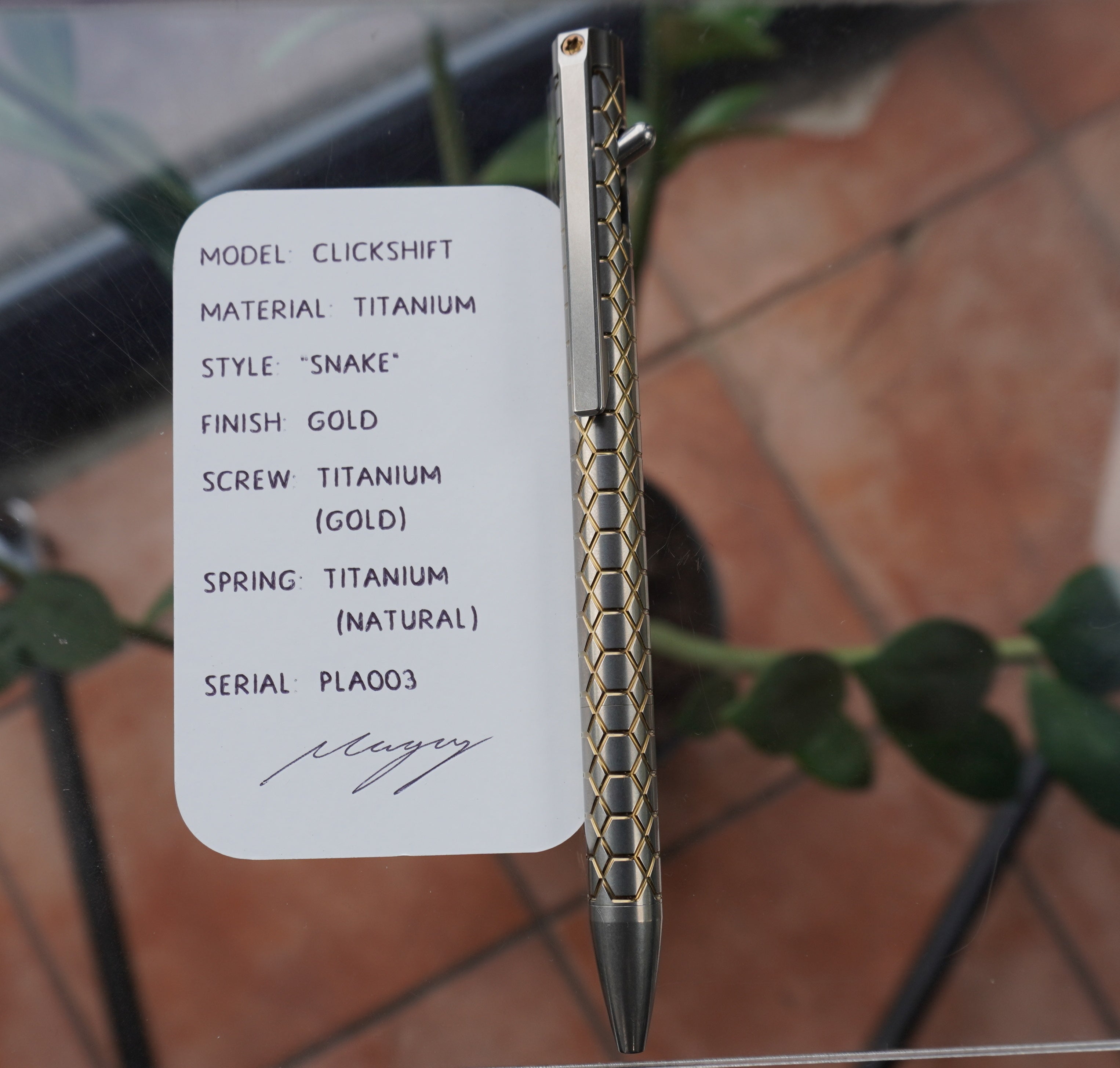 PenLab™ Custom Pen: PLA003