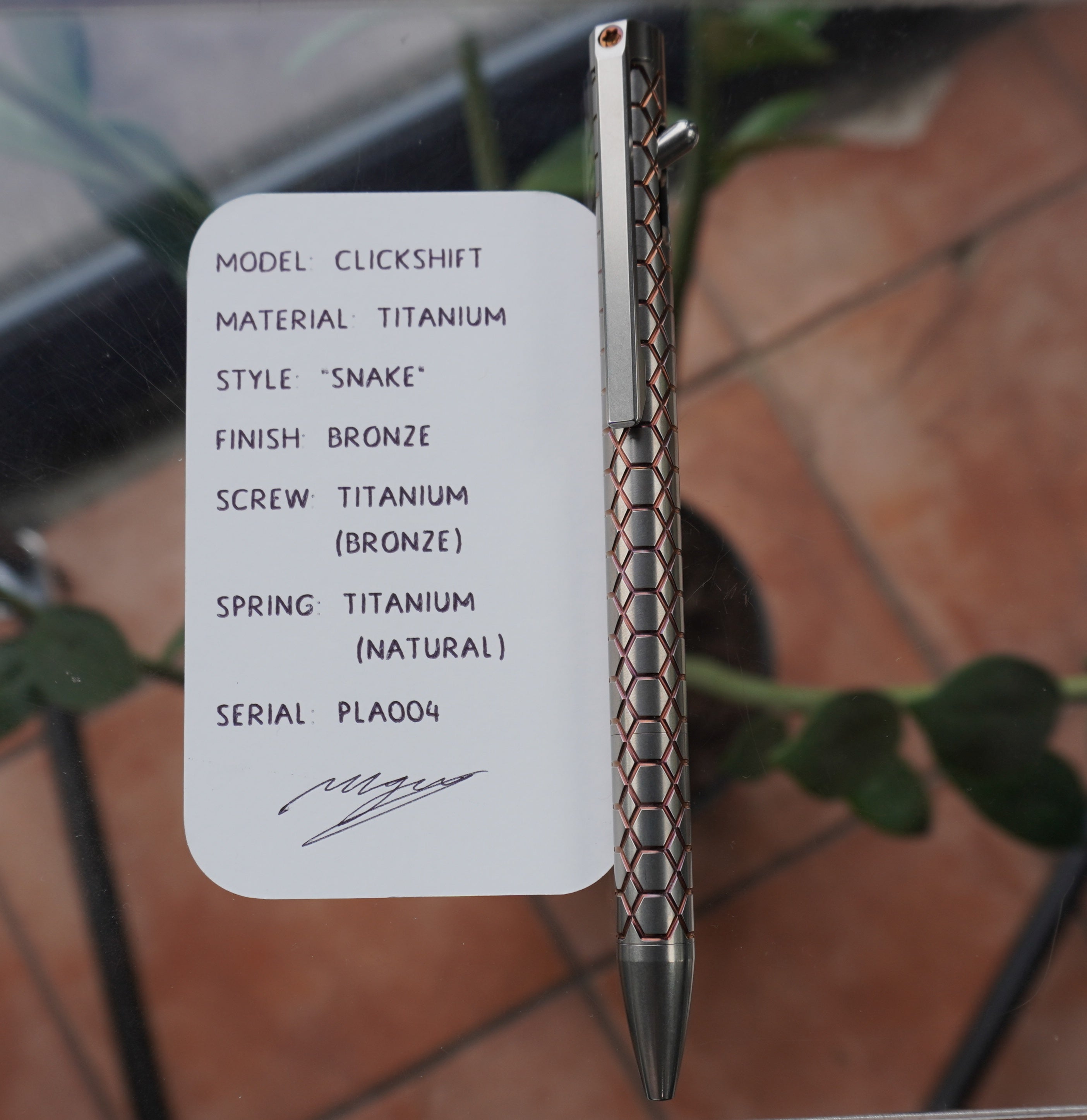 PenLab™ Custom Pen: PLA004
