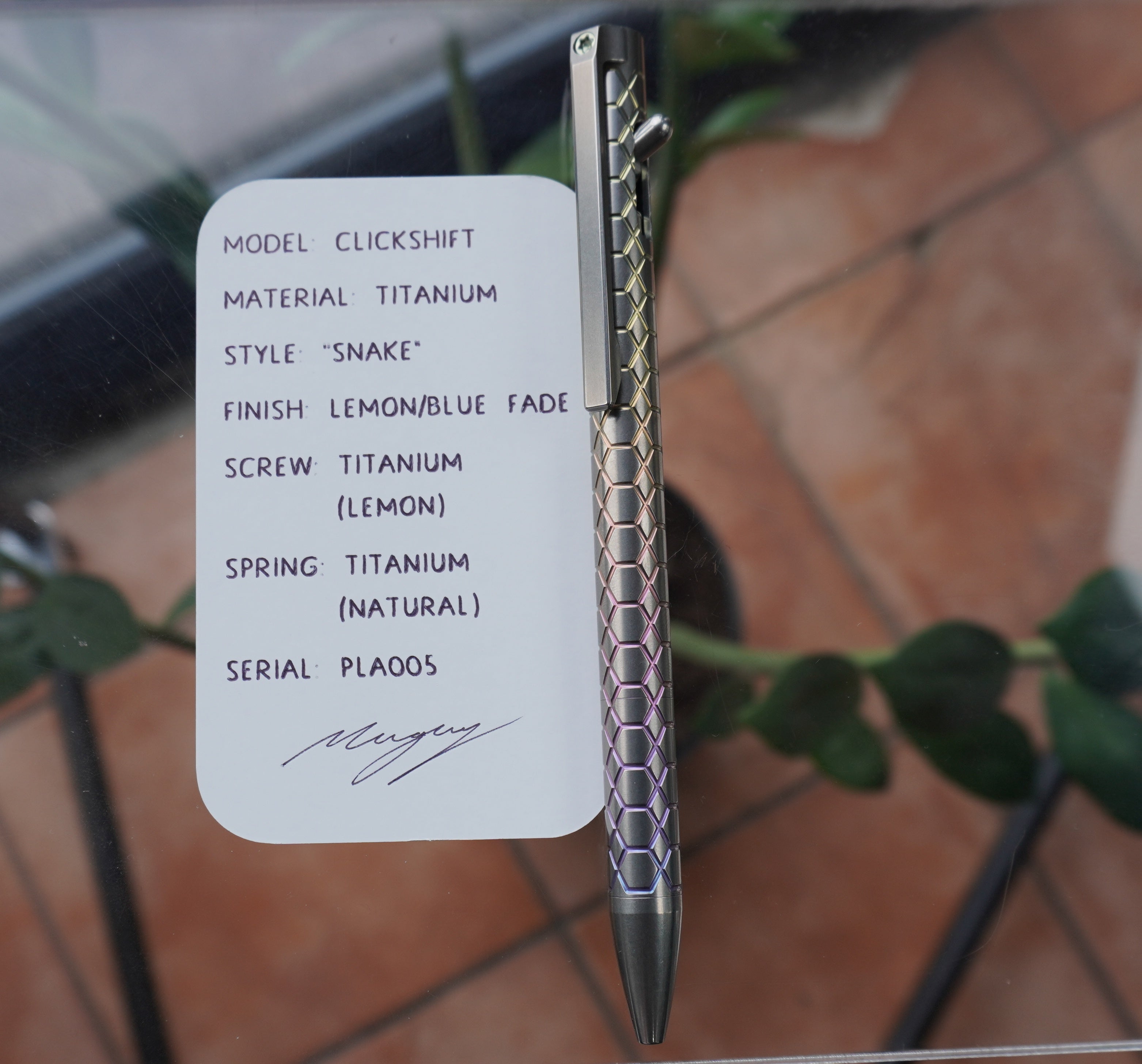 PenLab™ Custom Pen: PLA005