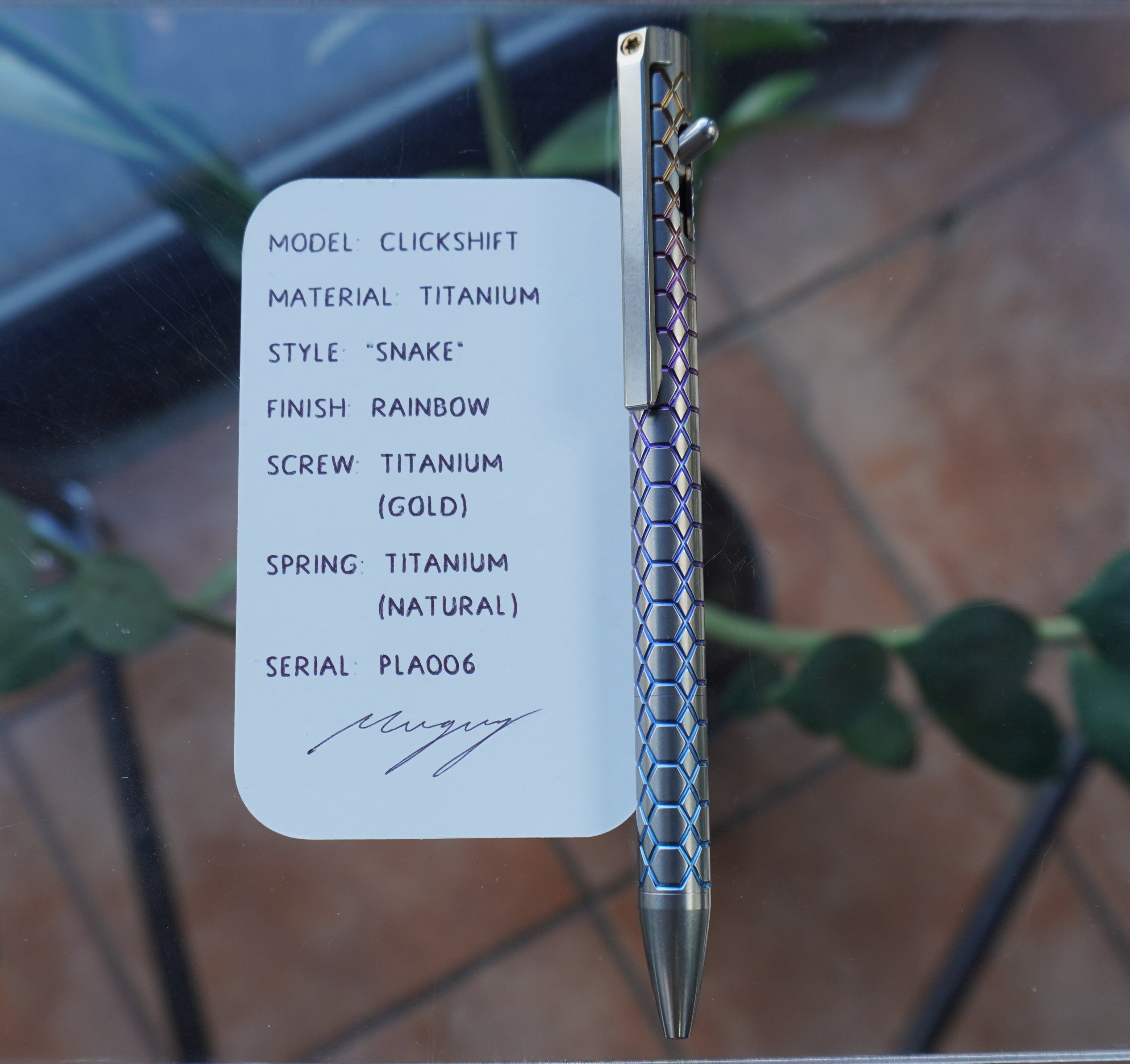 PenLab™ Custom Pen: PLA006