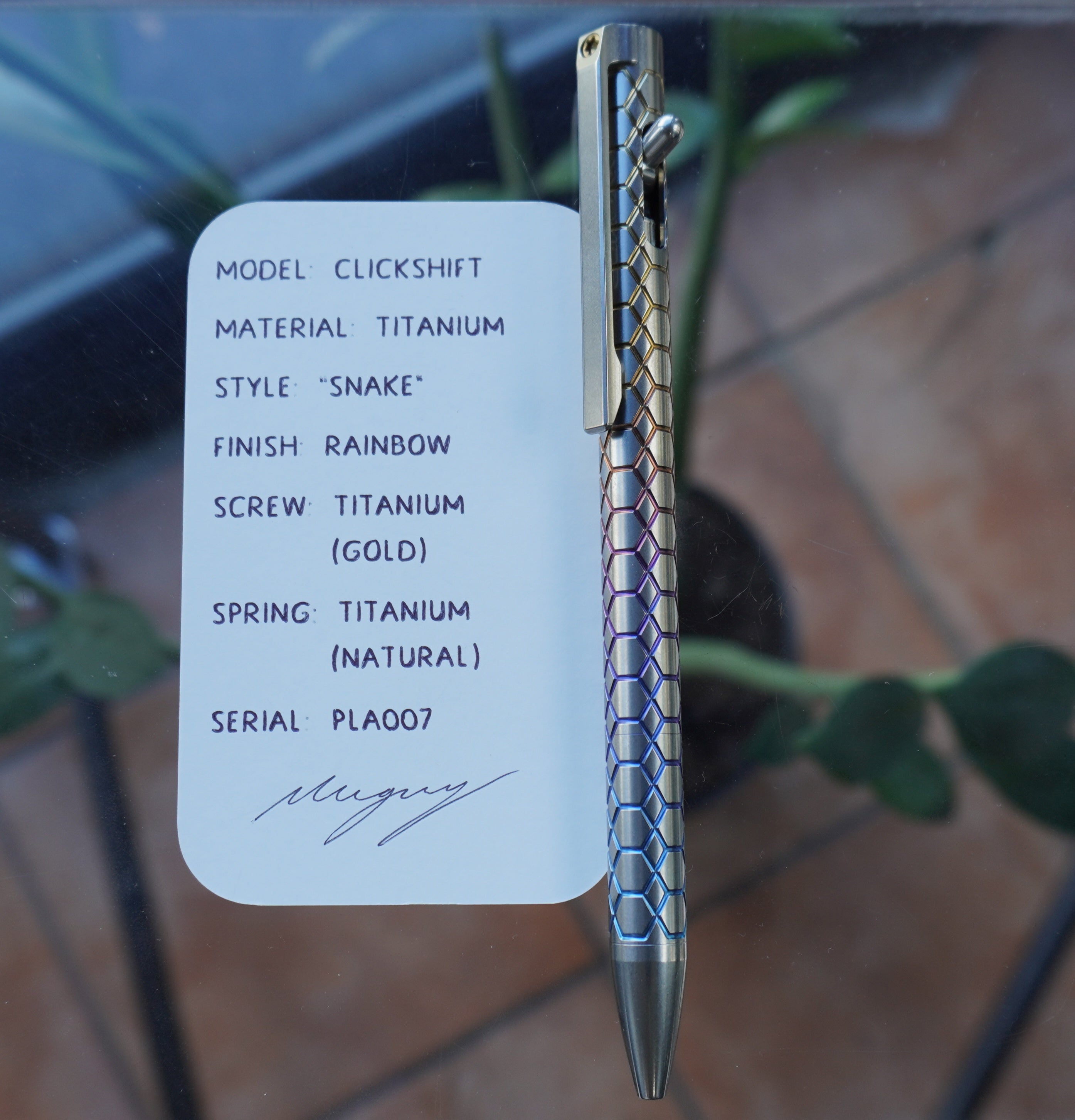 PenLab™ Custom Pen: PLA007