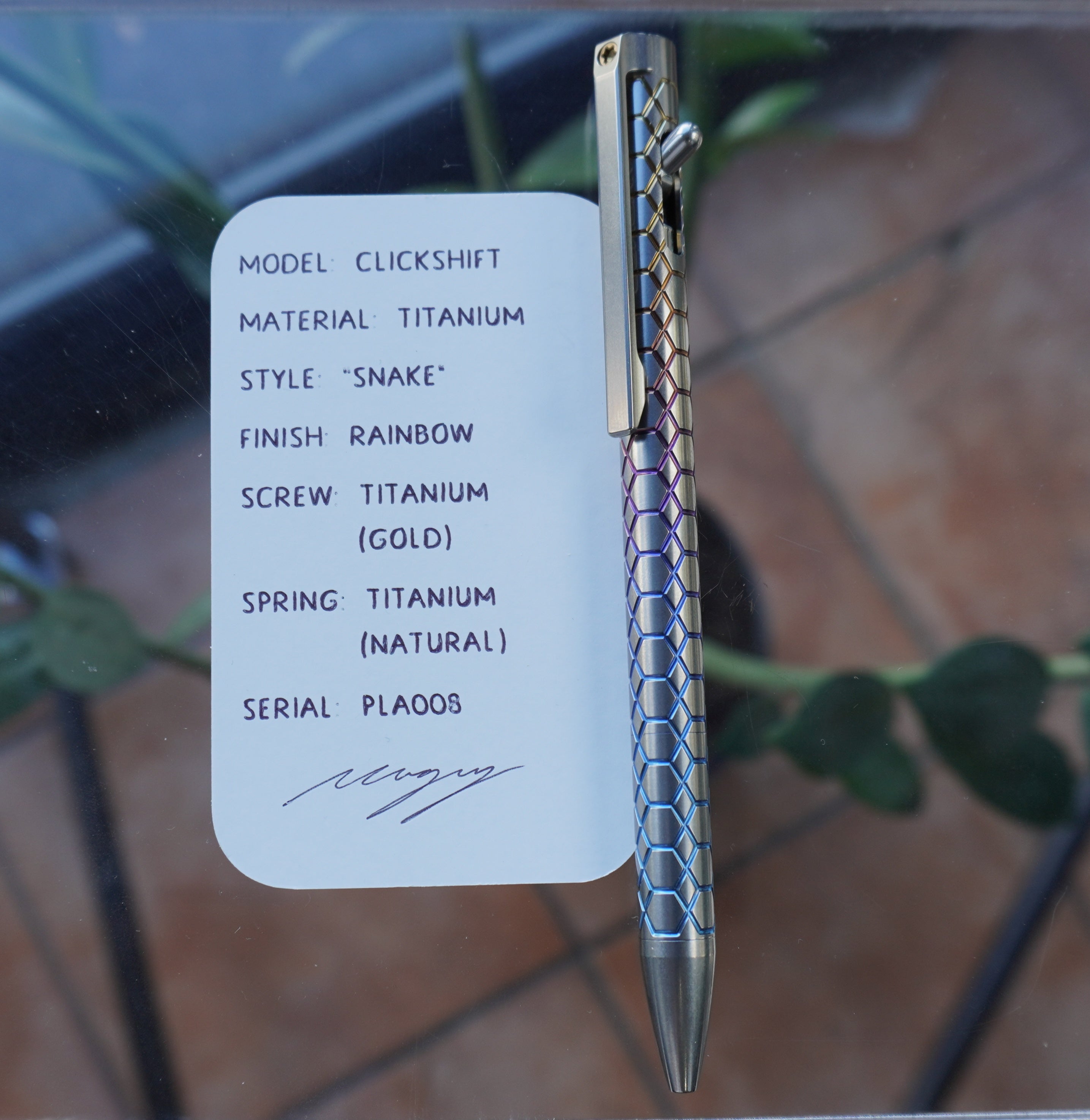 PenLab™ Custom Pen: PLA008