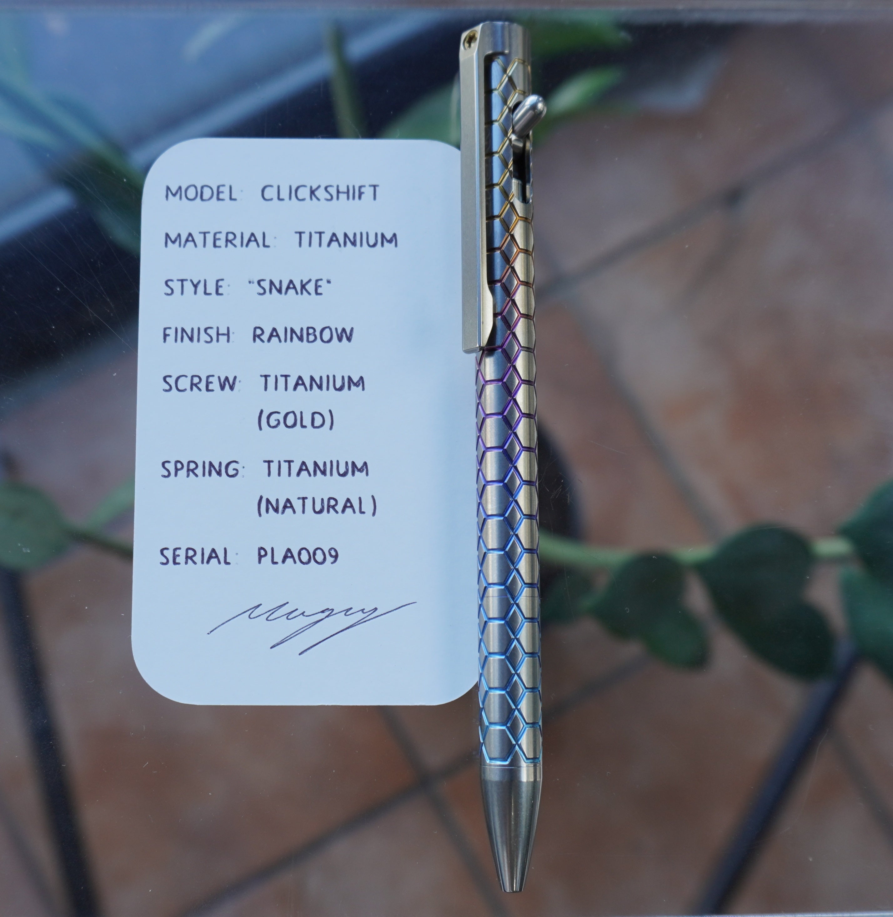 PenLab™ Custom Pen: PLA009
