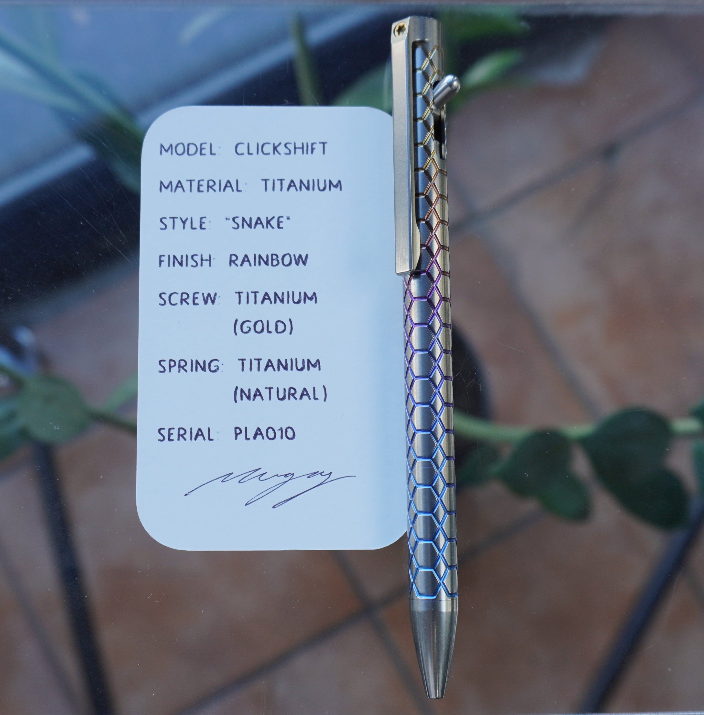PenLab™ Custom Pen: PLA010