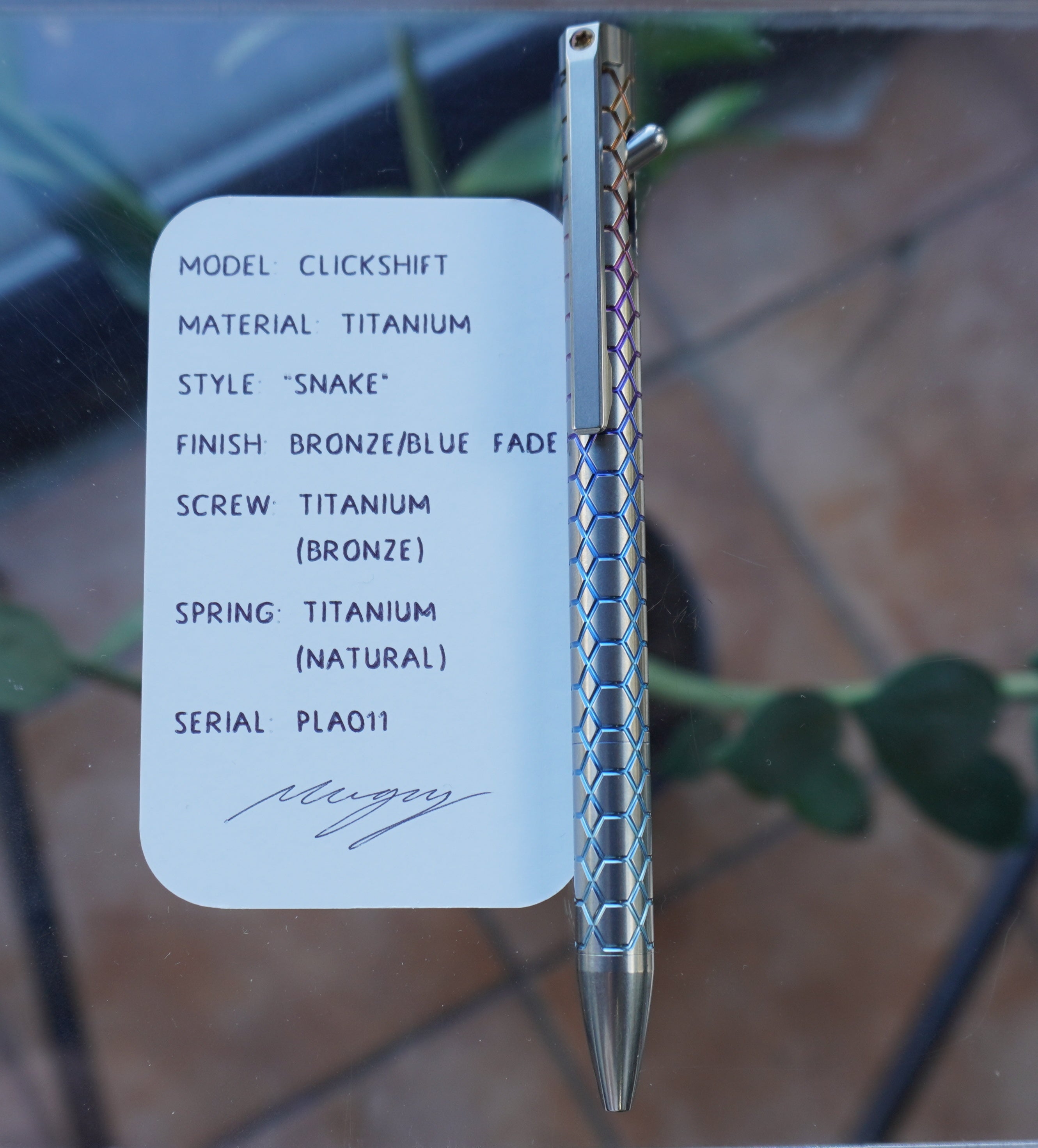 PenLab™ Custom Pen: PLA011