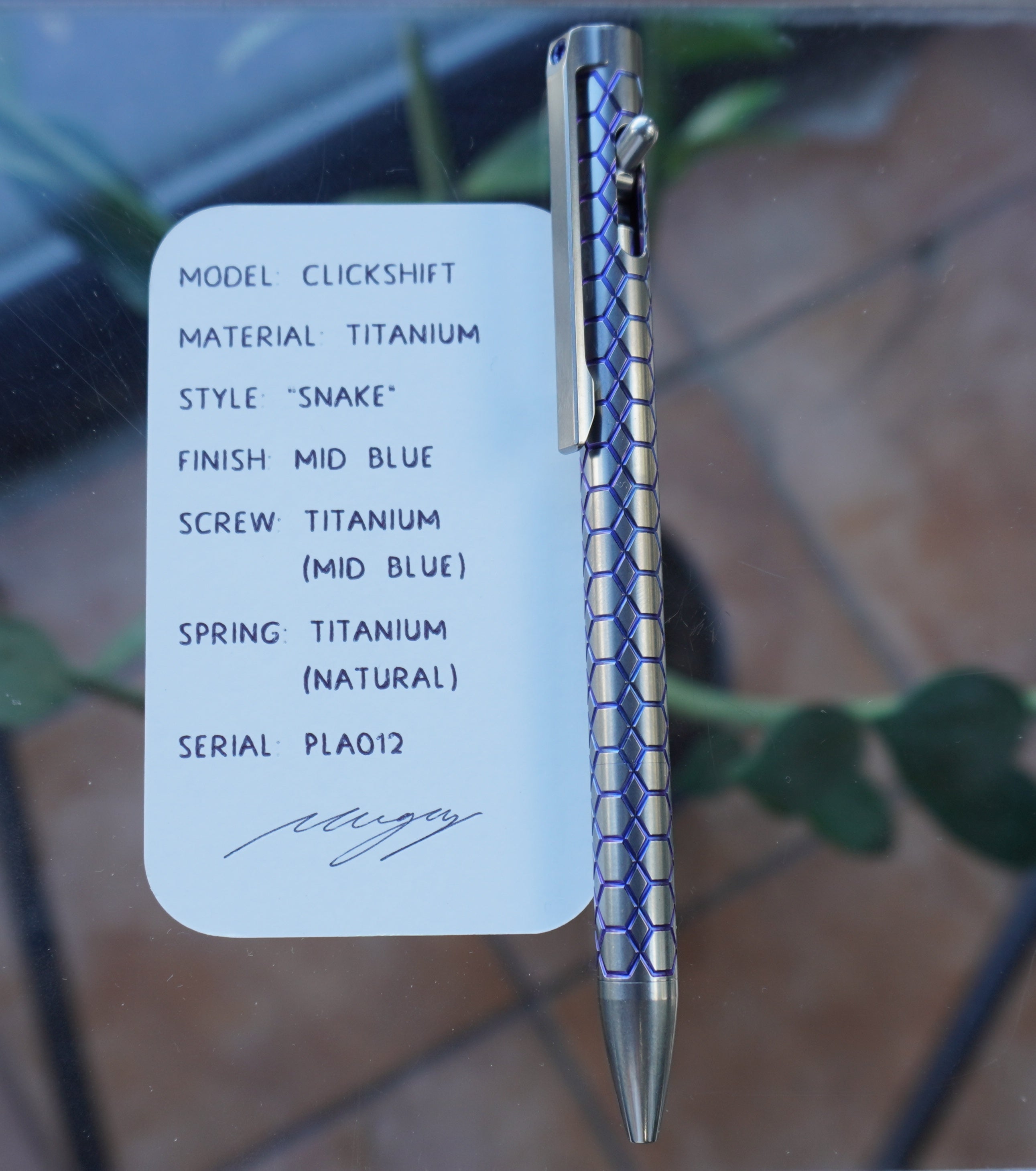 PenLab™ Custom Pen: PLA012