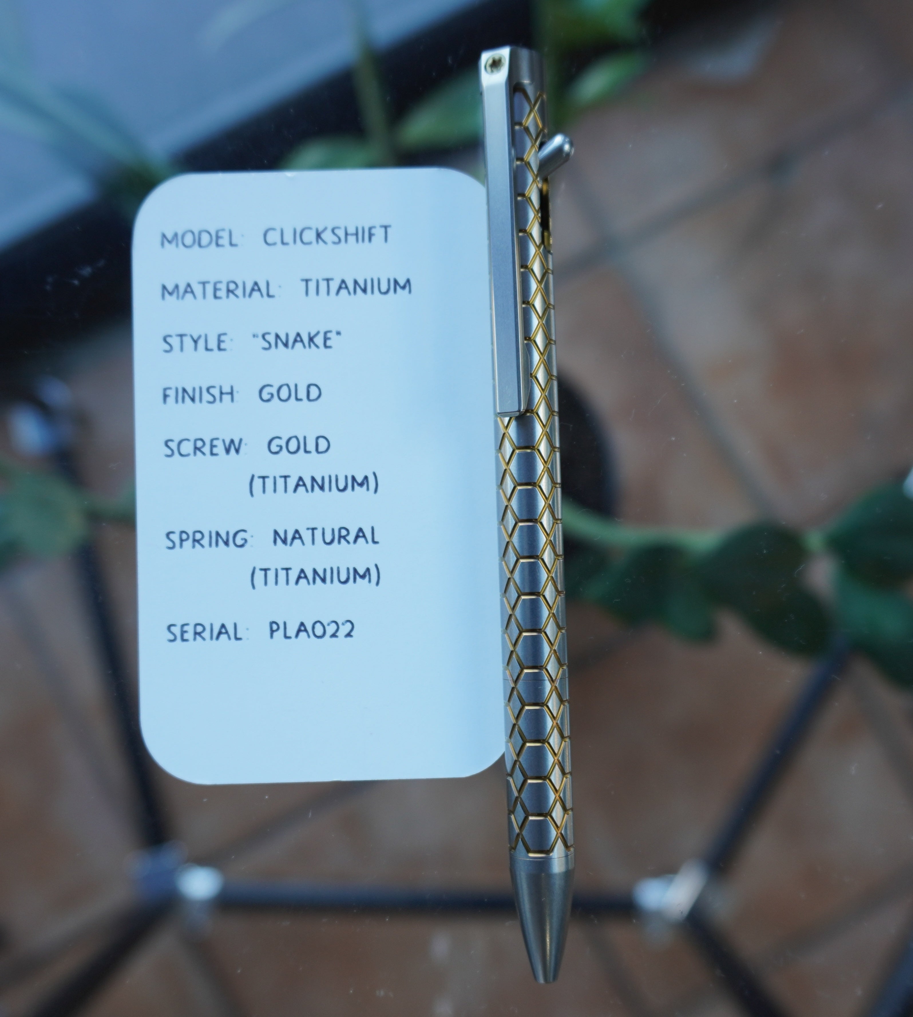 PenLab™ Custom Pen: PLA022