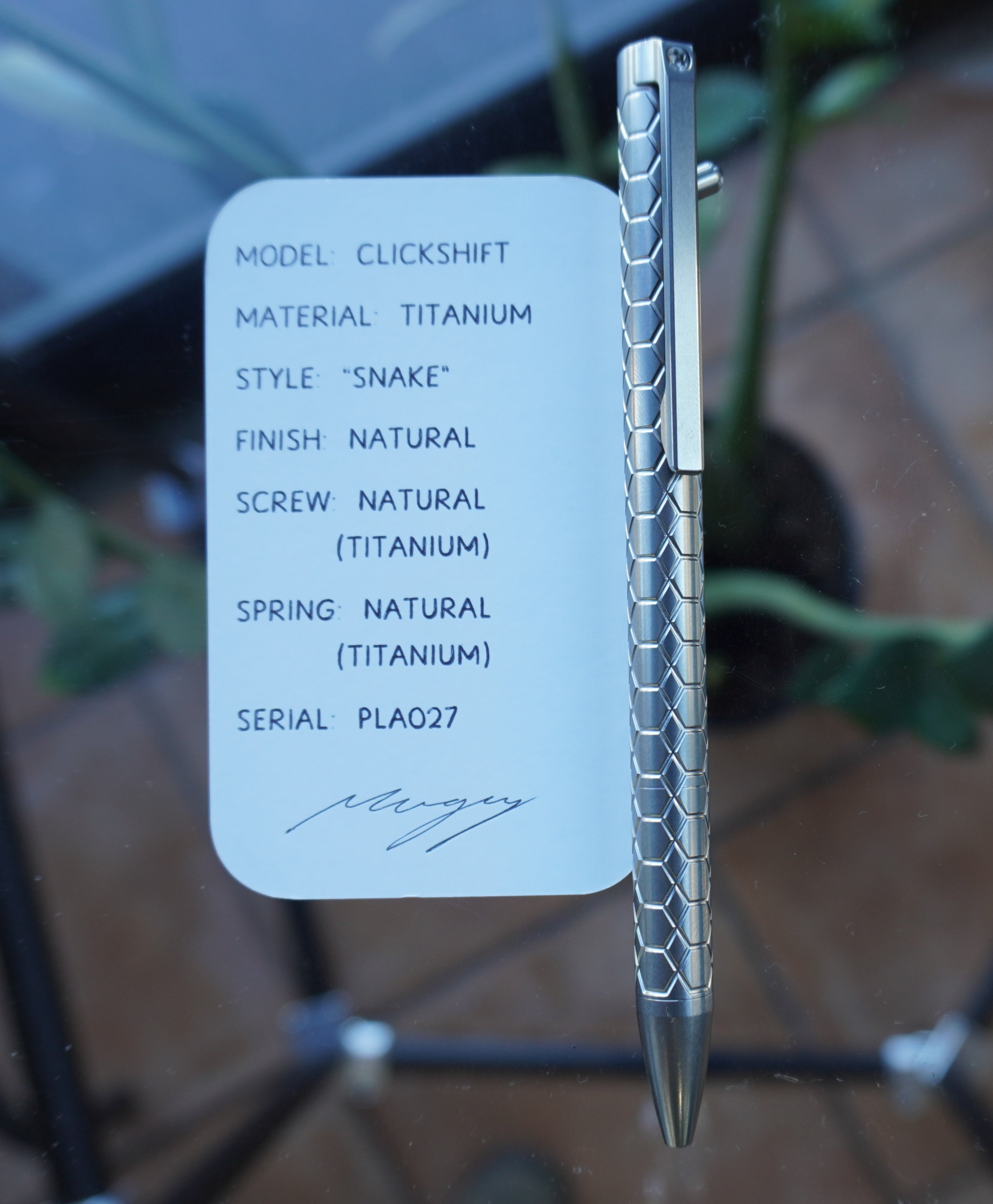 PenLab™ Custom Pen: PLA027