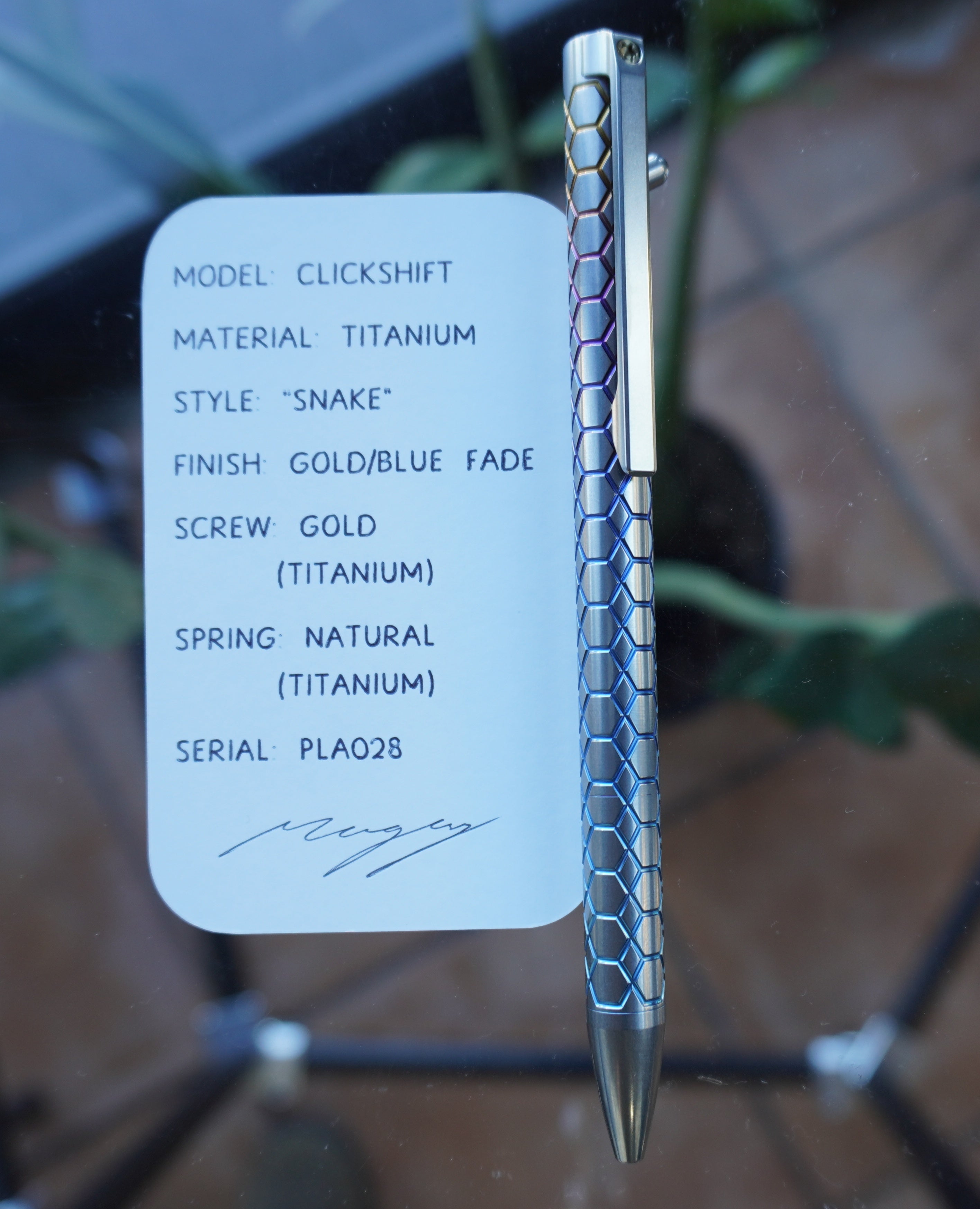 PenLab™ Custom Pen: PLA028
