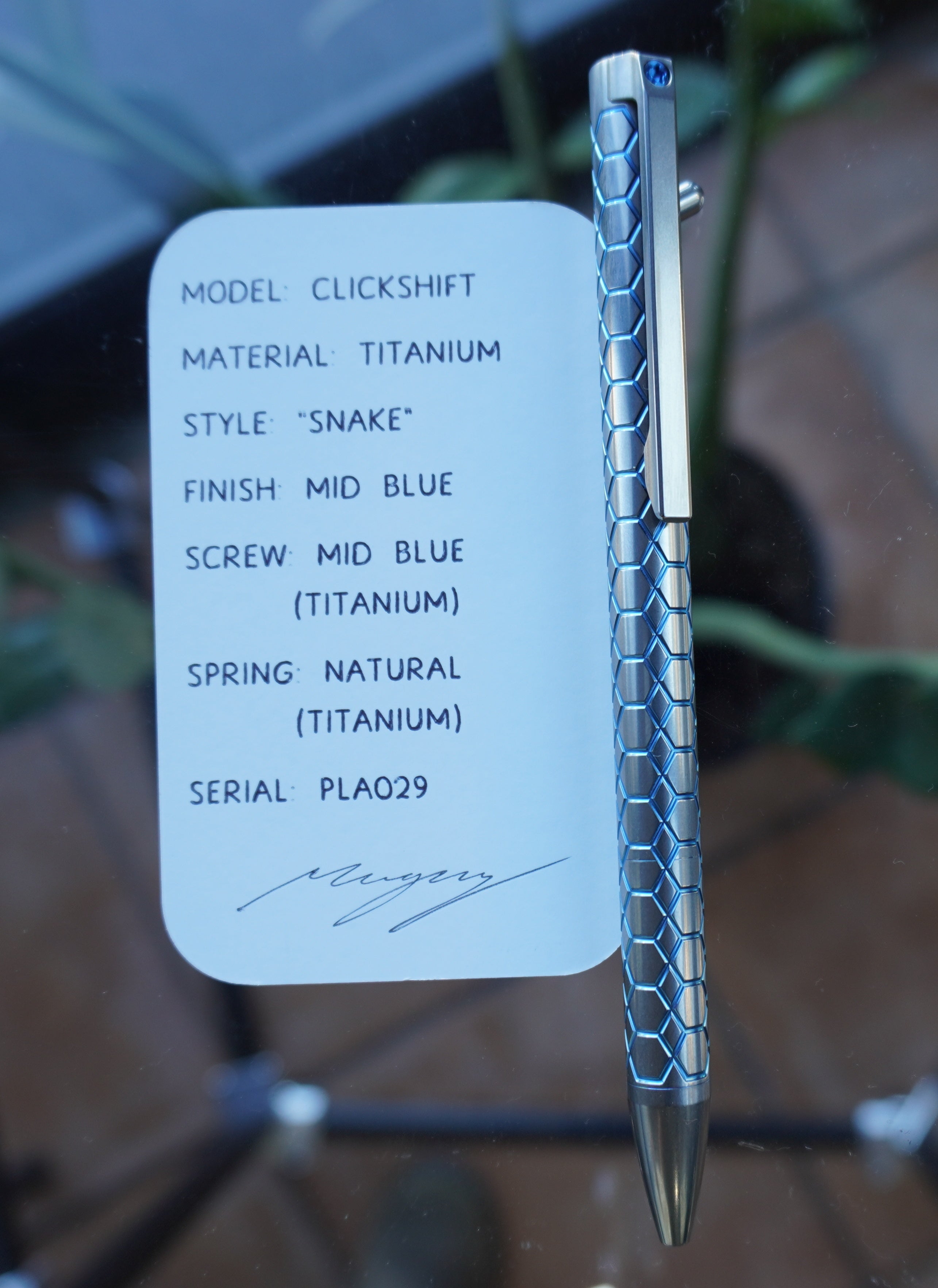 PenLab™ Custom Pen: PLA029