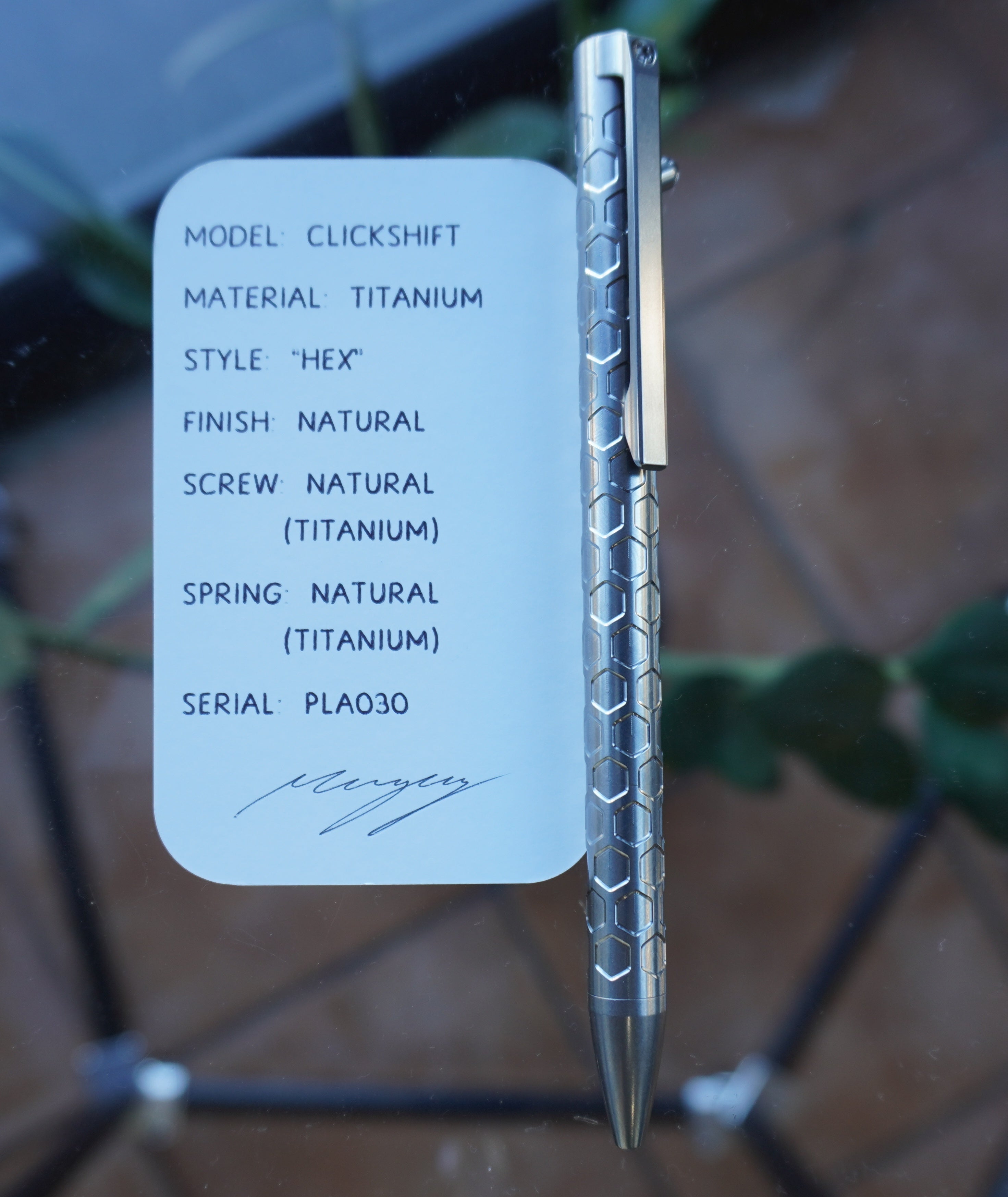 PenLab™ Custom Pen: PLA030