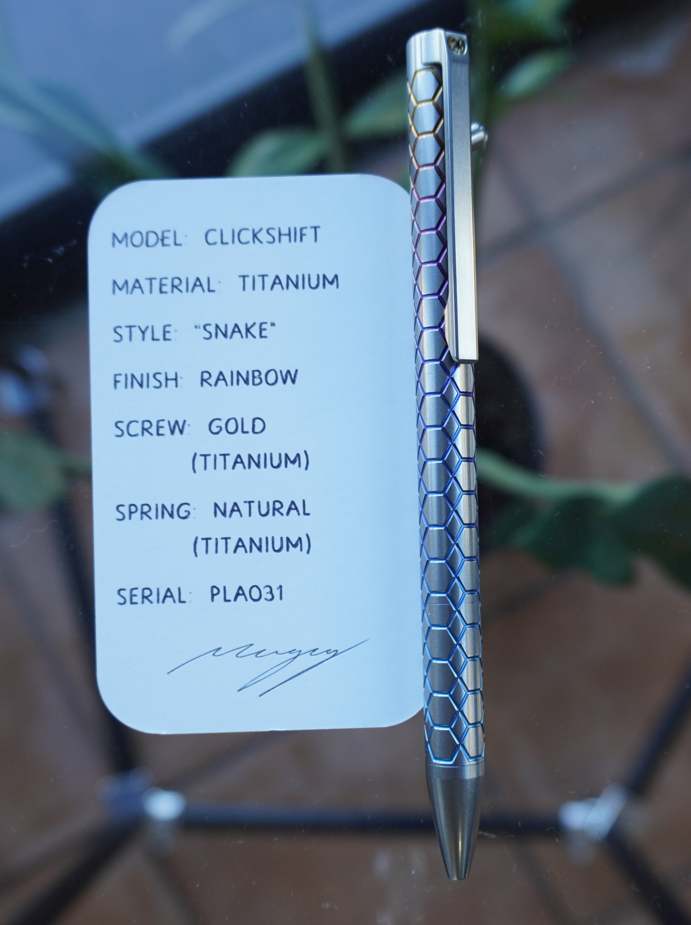 PenLab™ Custom Pen: PLA031