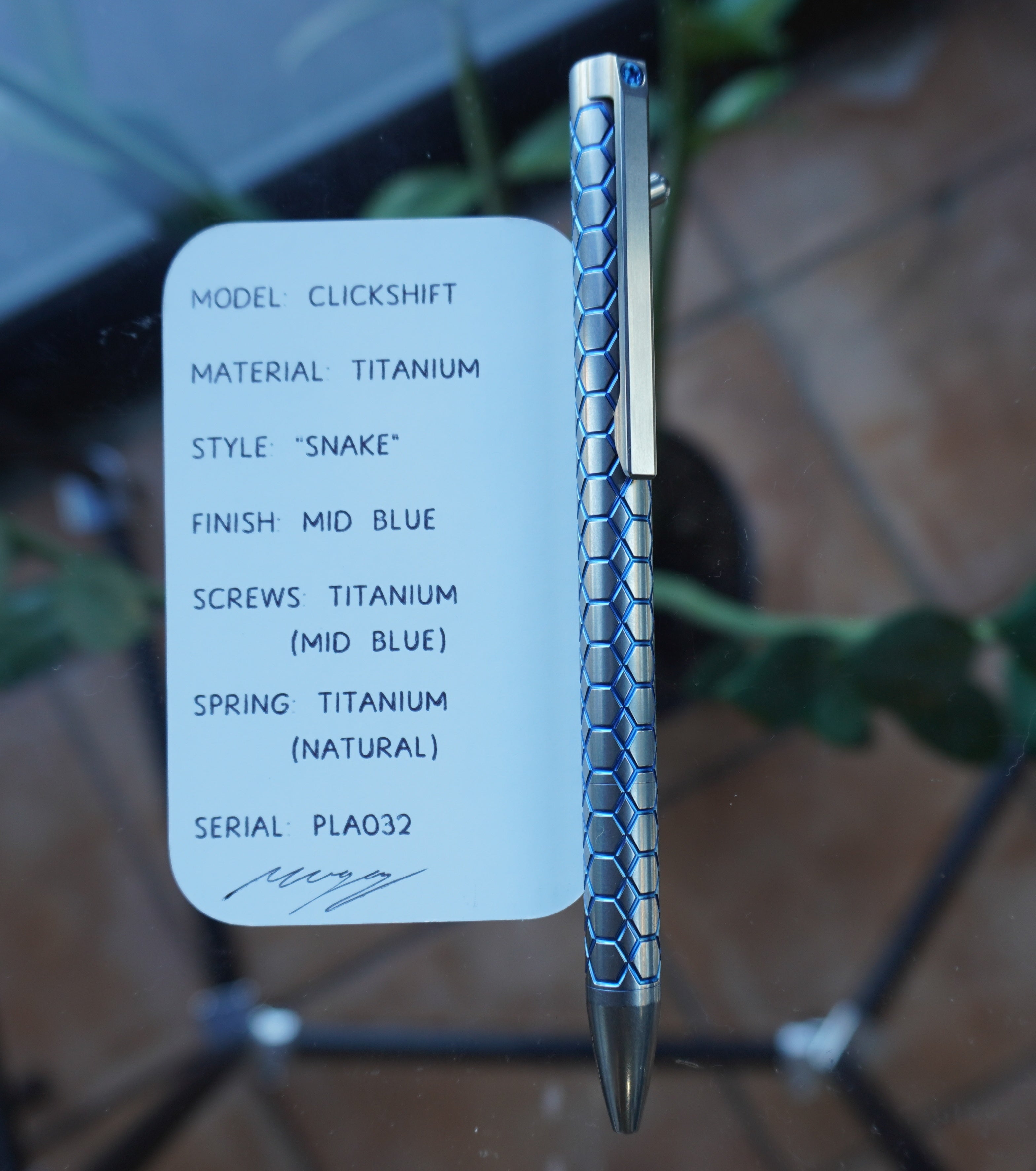 PenLab™ Custom Pen: PLA032