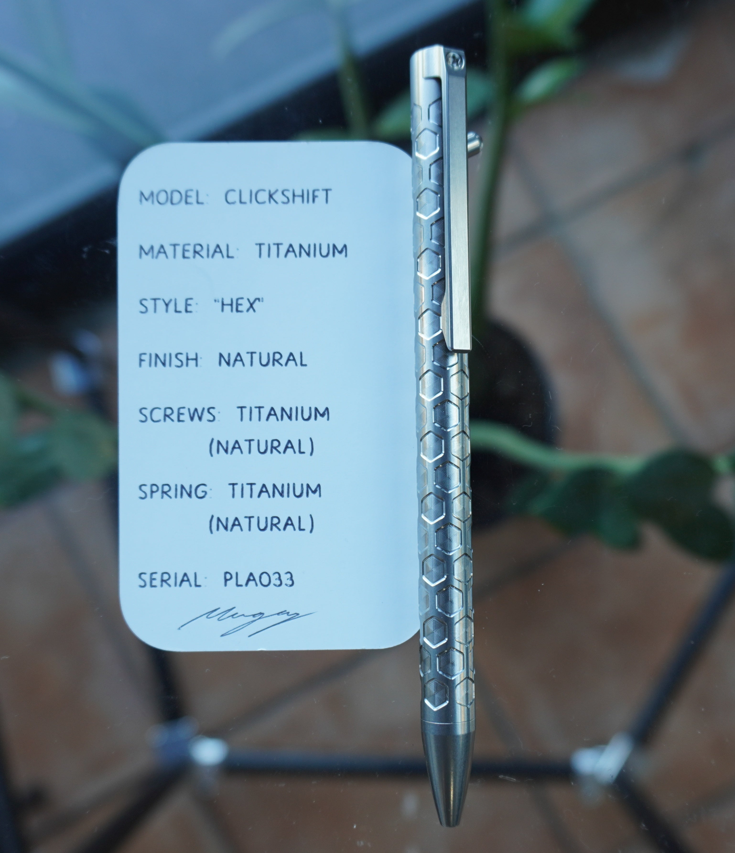 PenLab™ Custom Pen: PLA033