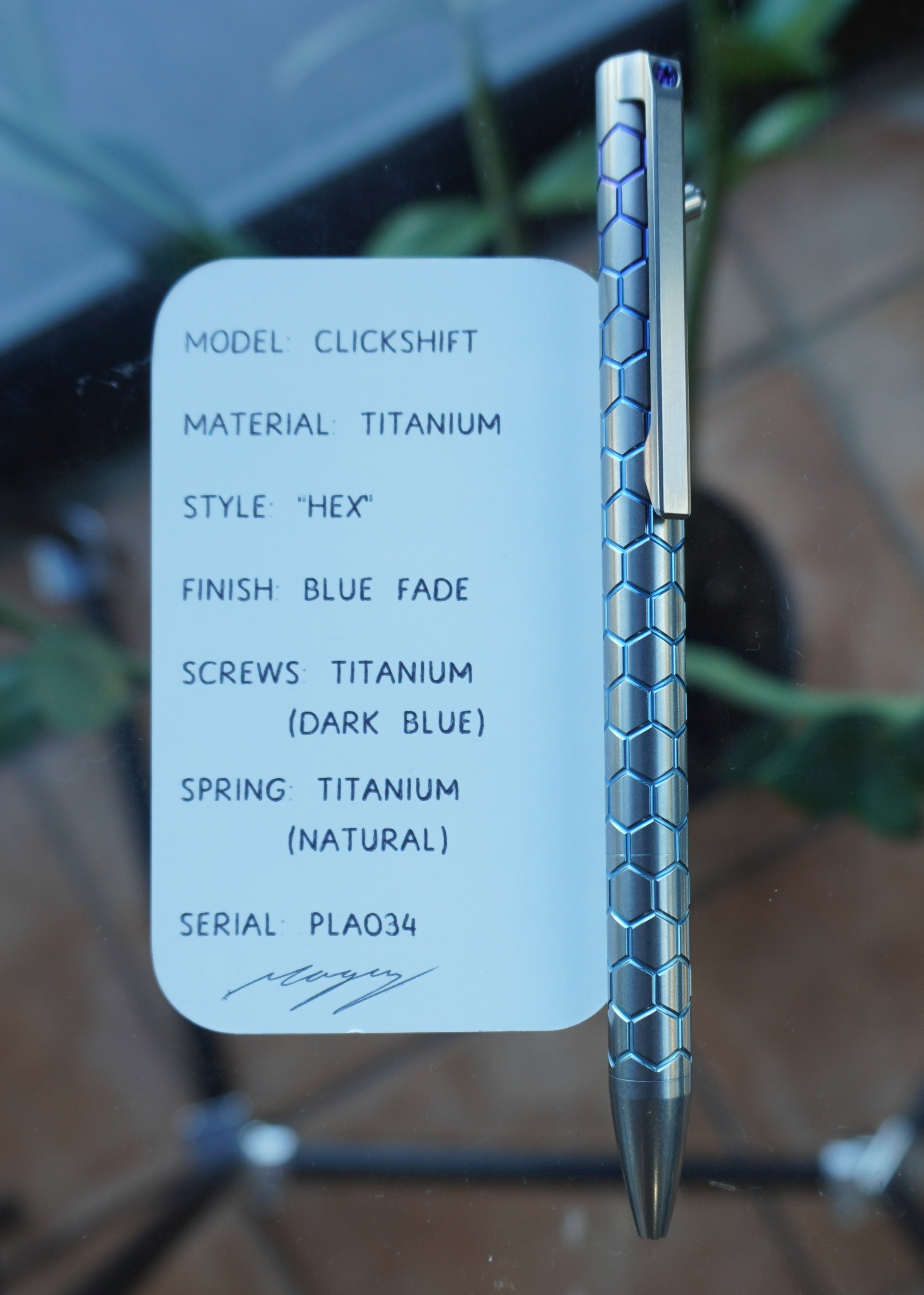 PenLab™ Custom Pen: PLA034
