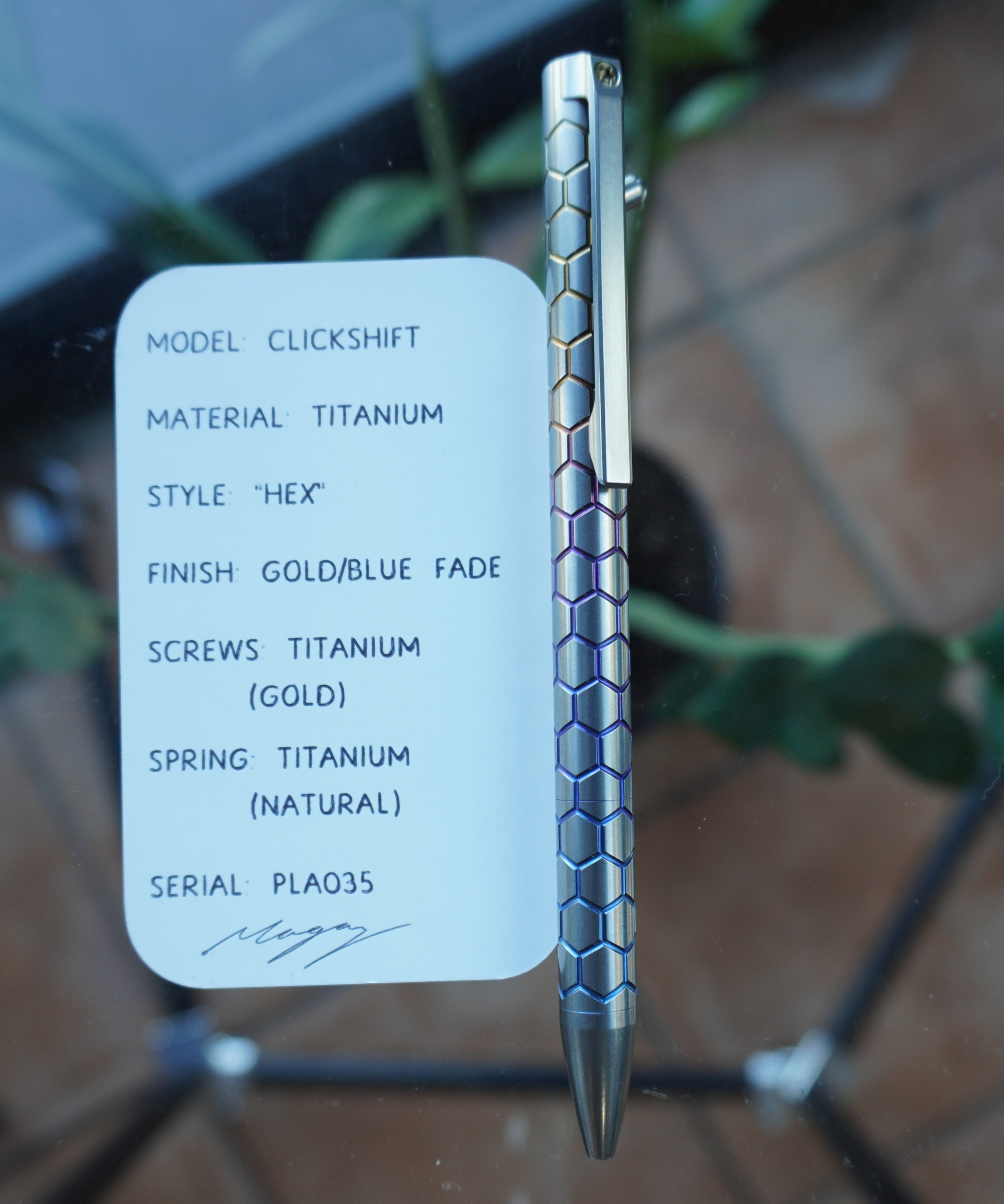 PenLab™ Custom Pen: PLA035