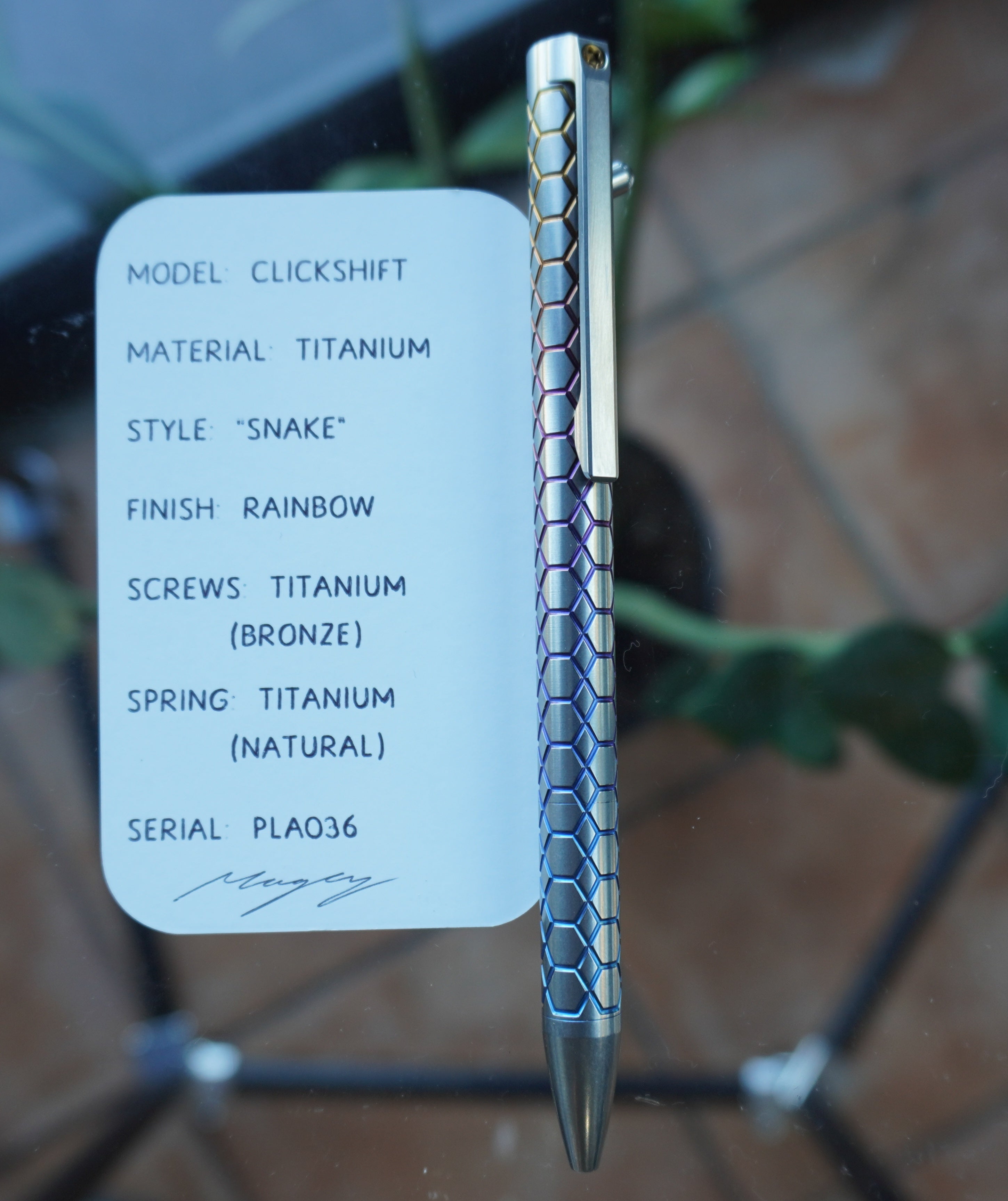 PenLab™ Custom Pen: PLA036