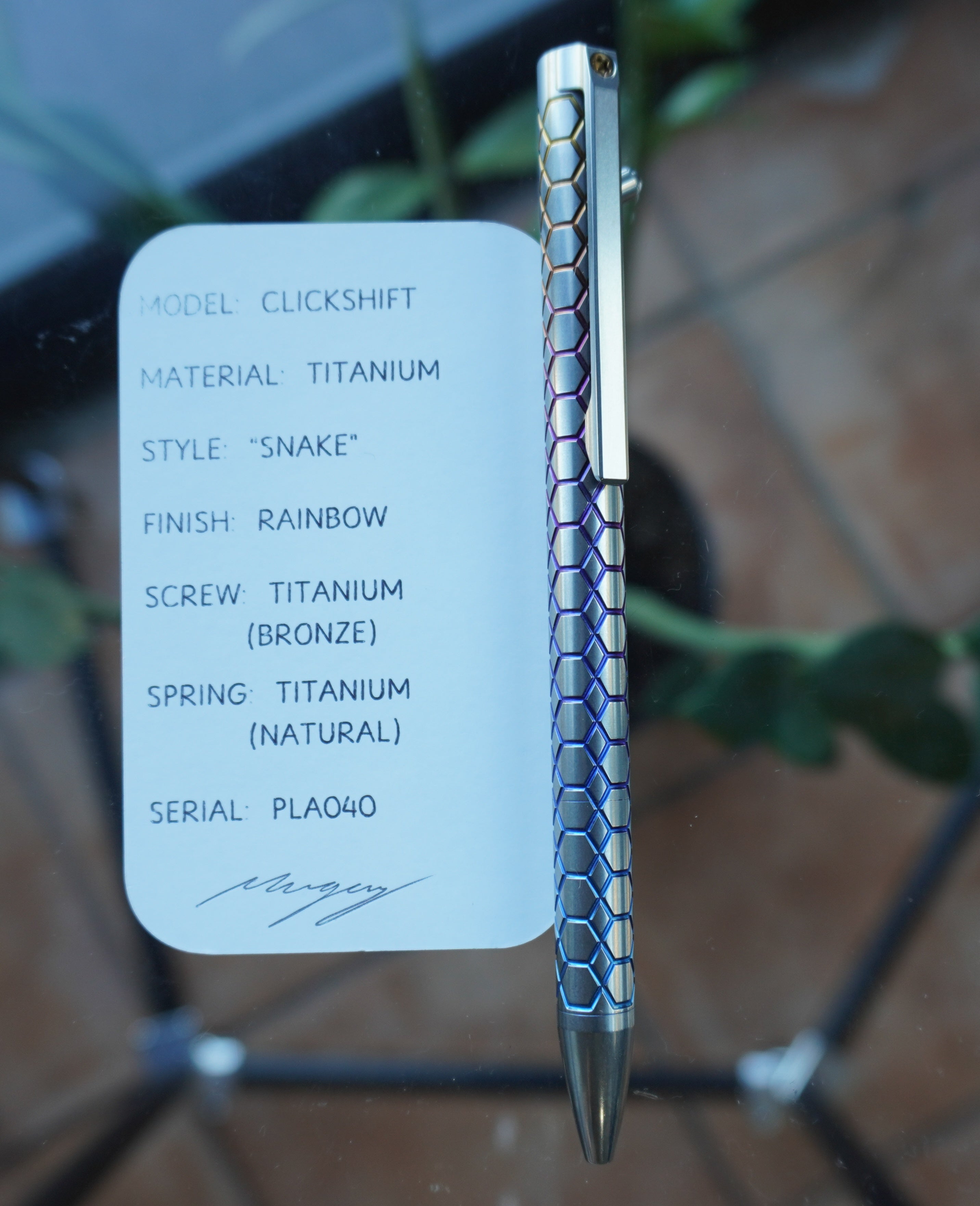 PenLab™ Custom Pen: PLA040