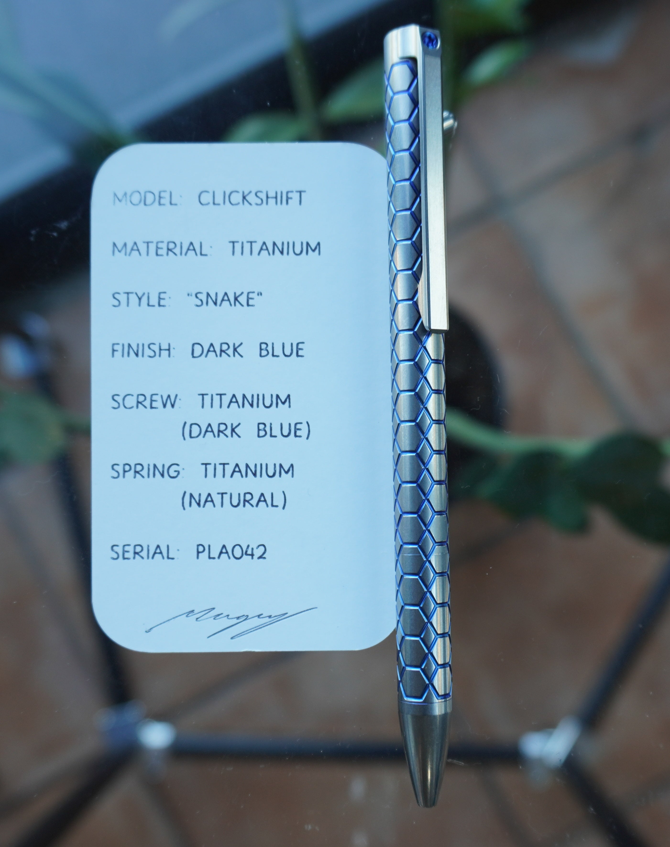 PenLab™ Custom Pen: PLA042