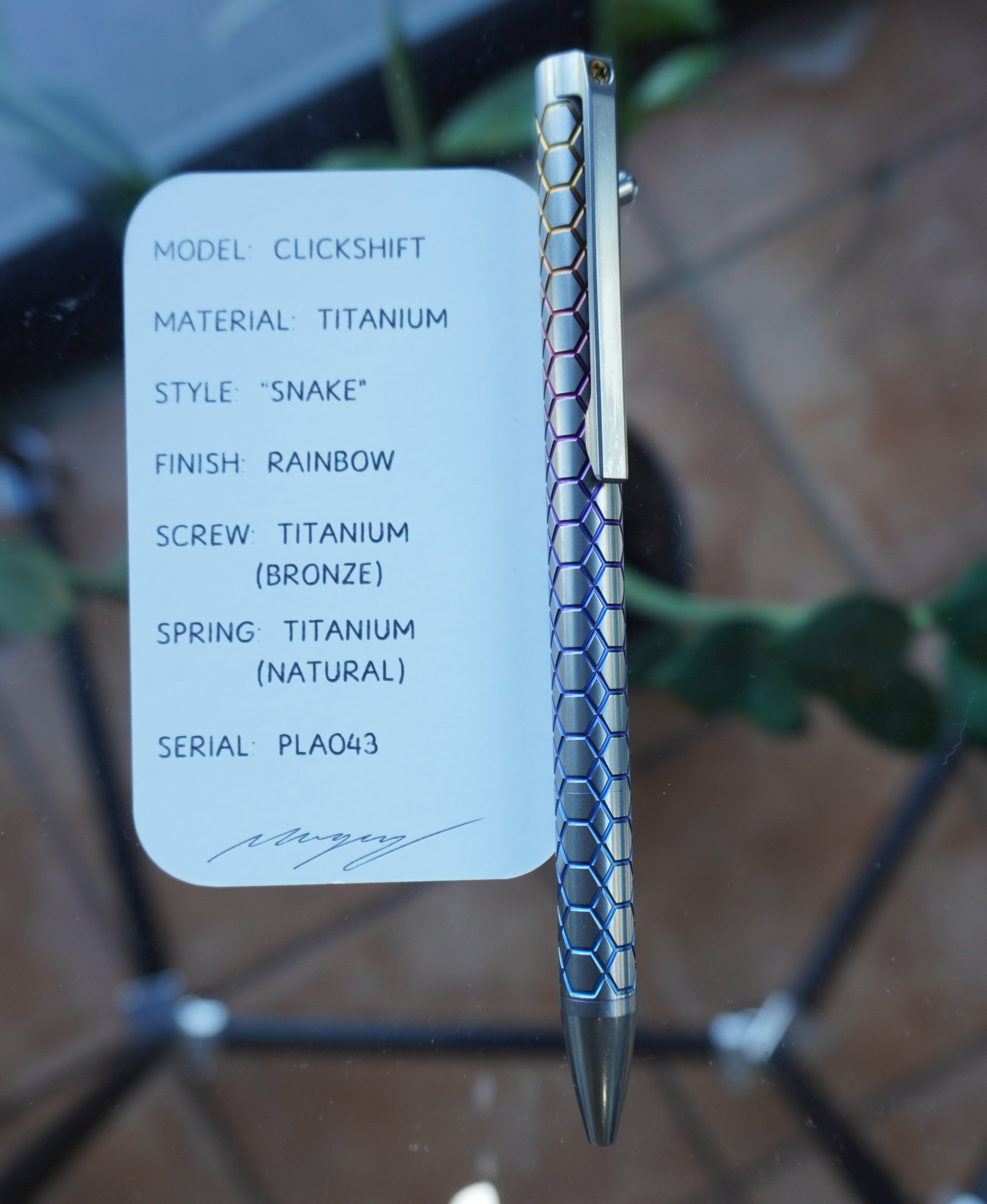 PenLab™ Custom Pen: PLA043