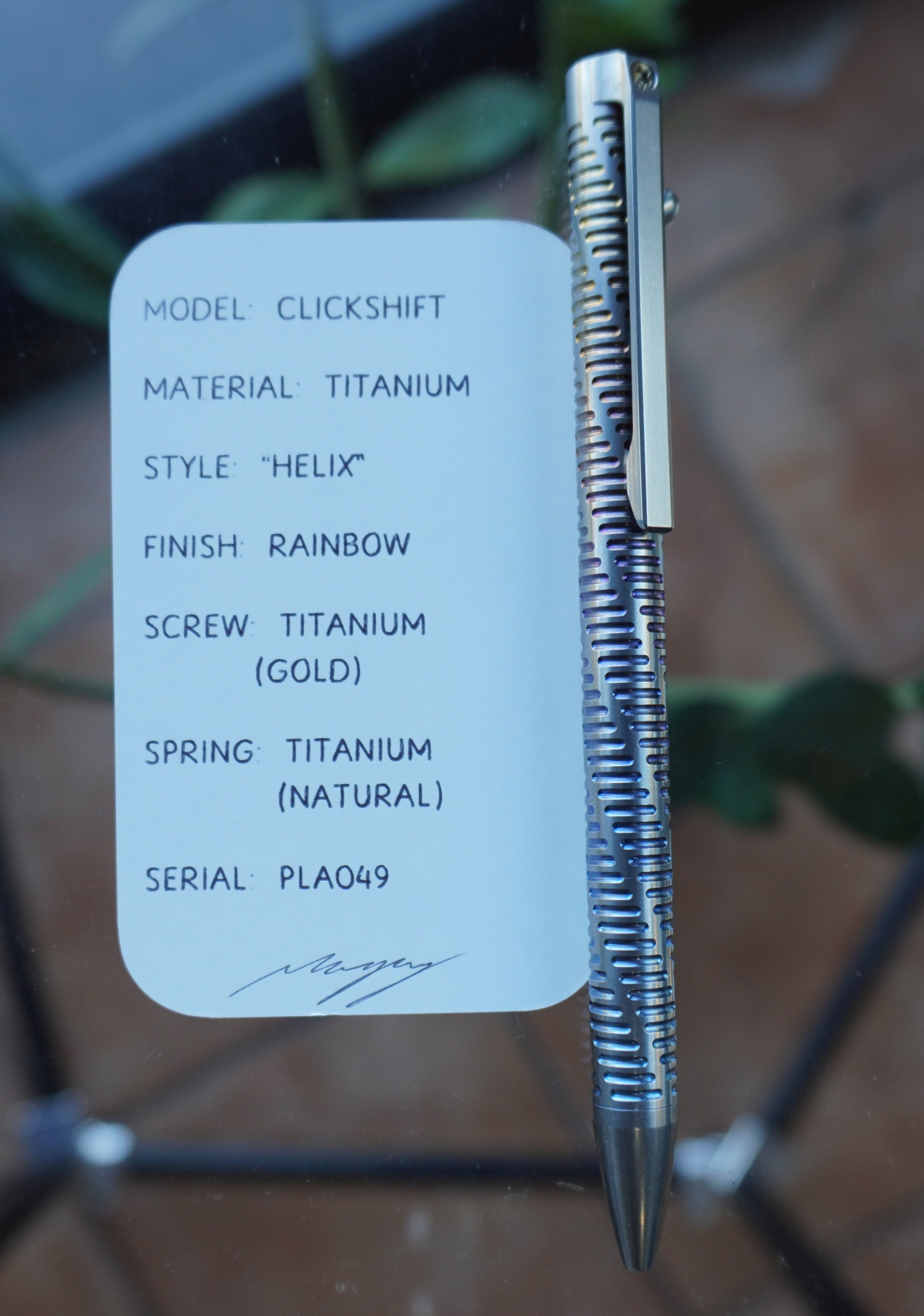 PenLab™ Custom Pen: PLA049