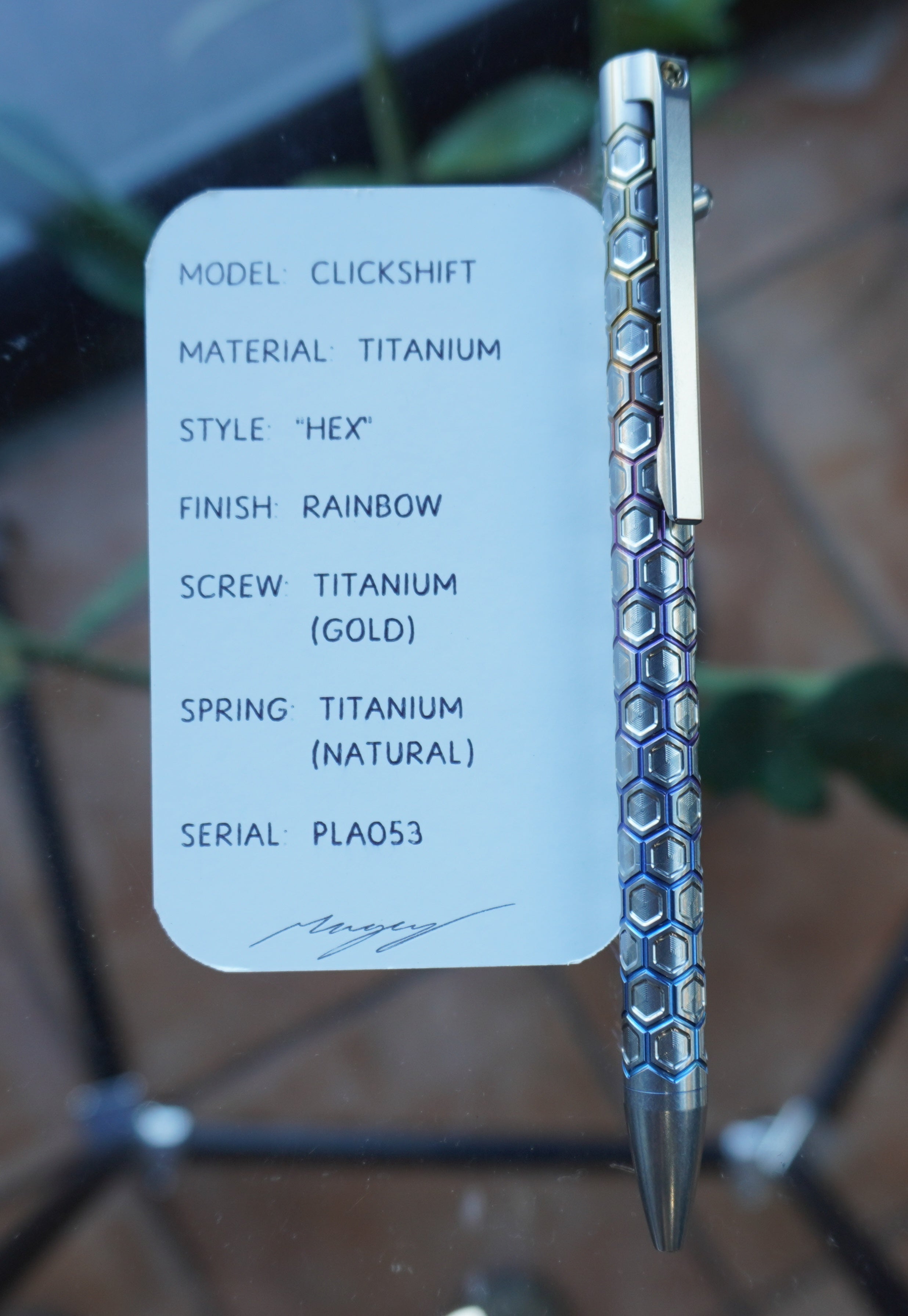 PenLab™ Custom Pen: PLA053