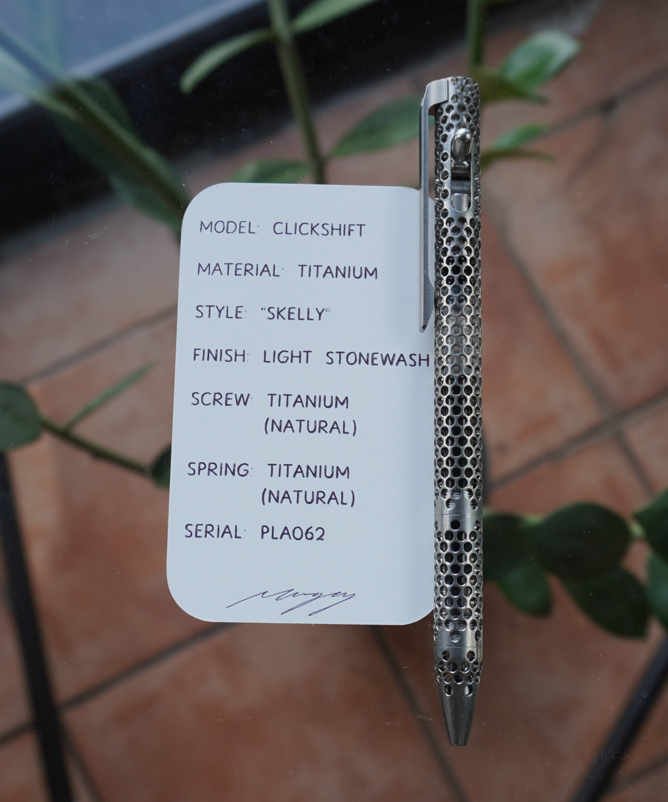 PenLab™ Custom Pen: PLA062