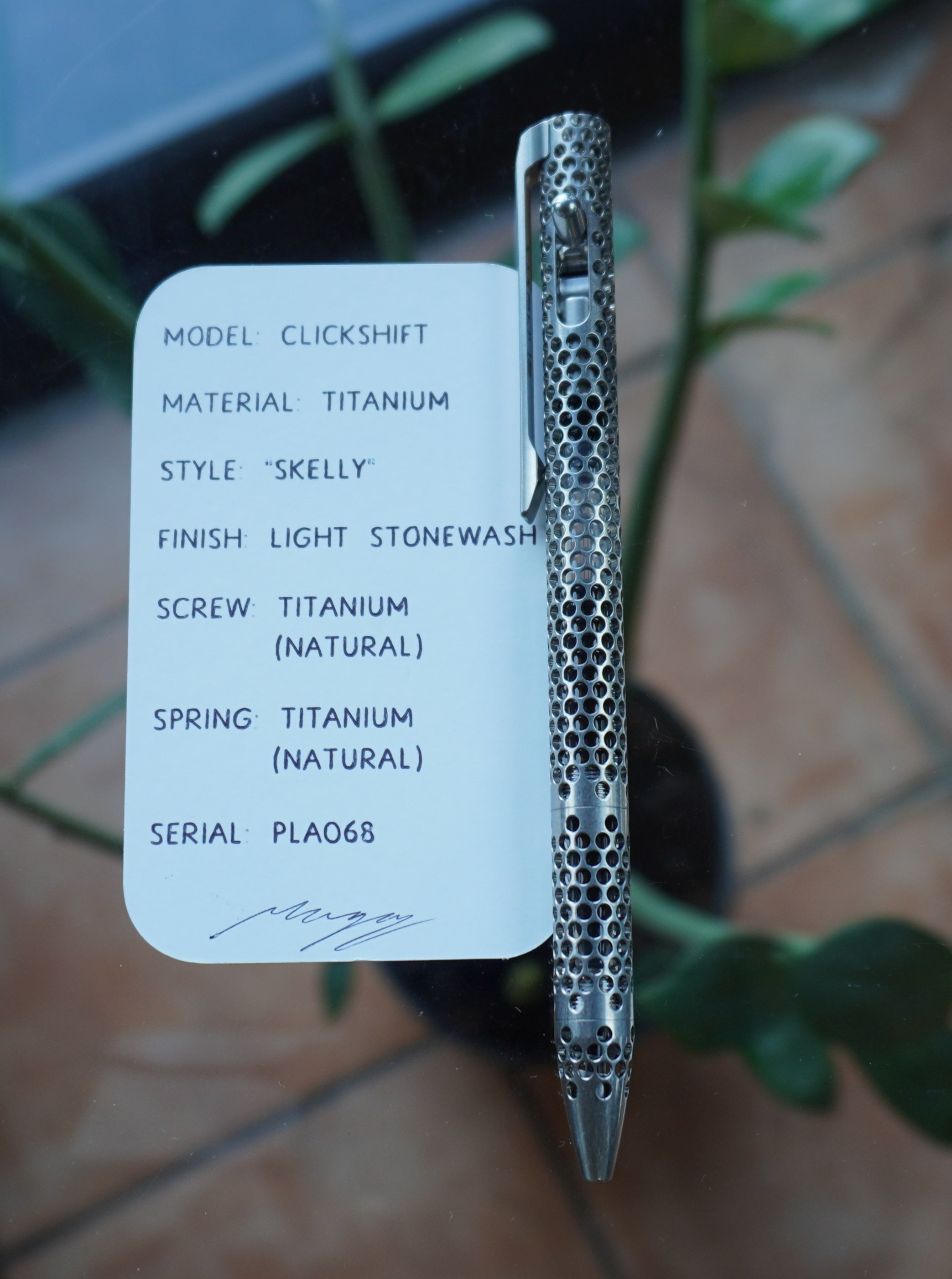 PenLab™ Custom Pen: PLA068