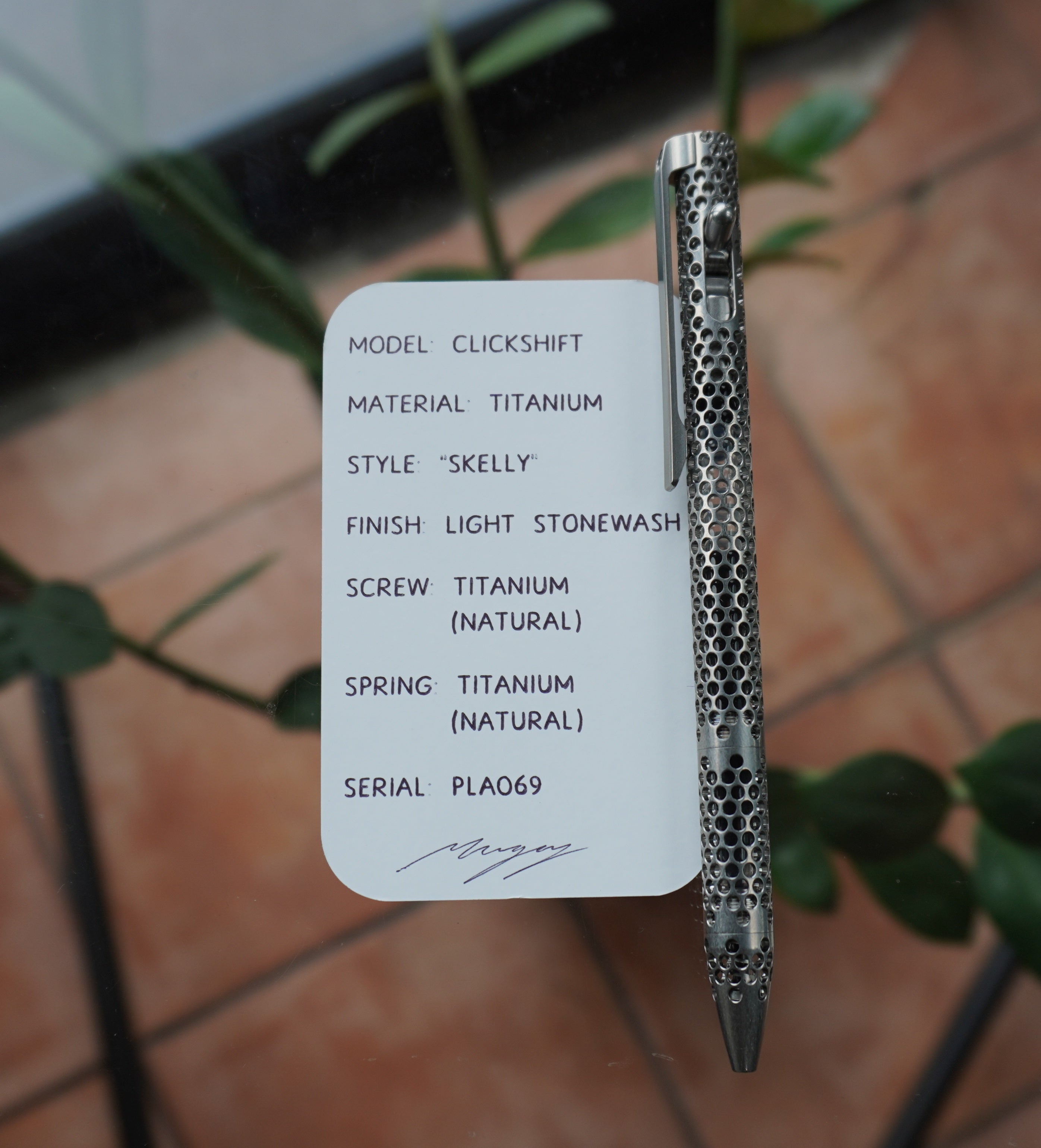 PenLab™ Custom Pen: PLA069