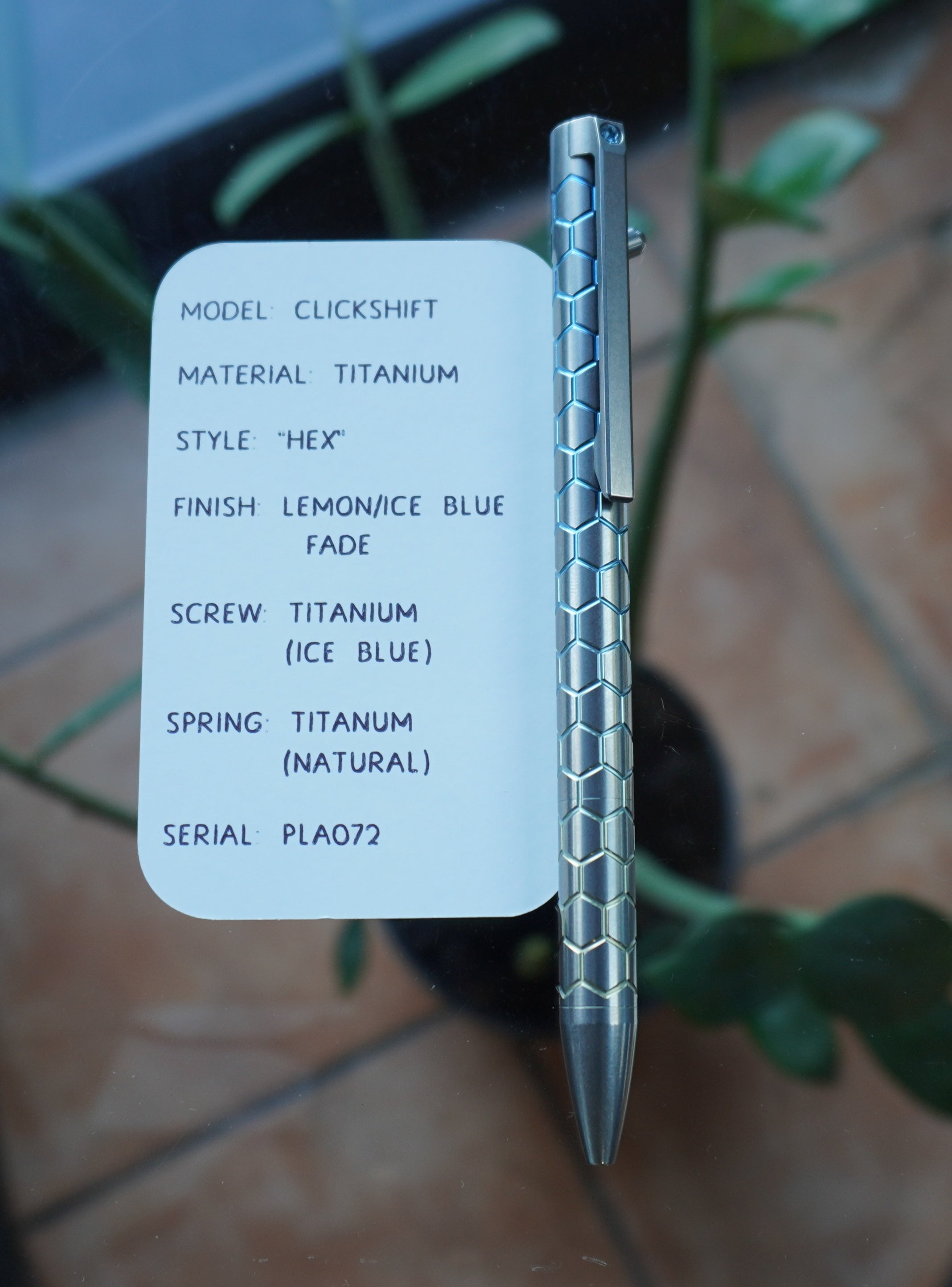 PenLab™ Custom Pen: PLA072