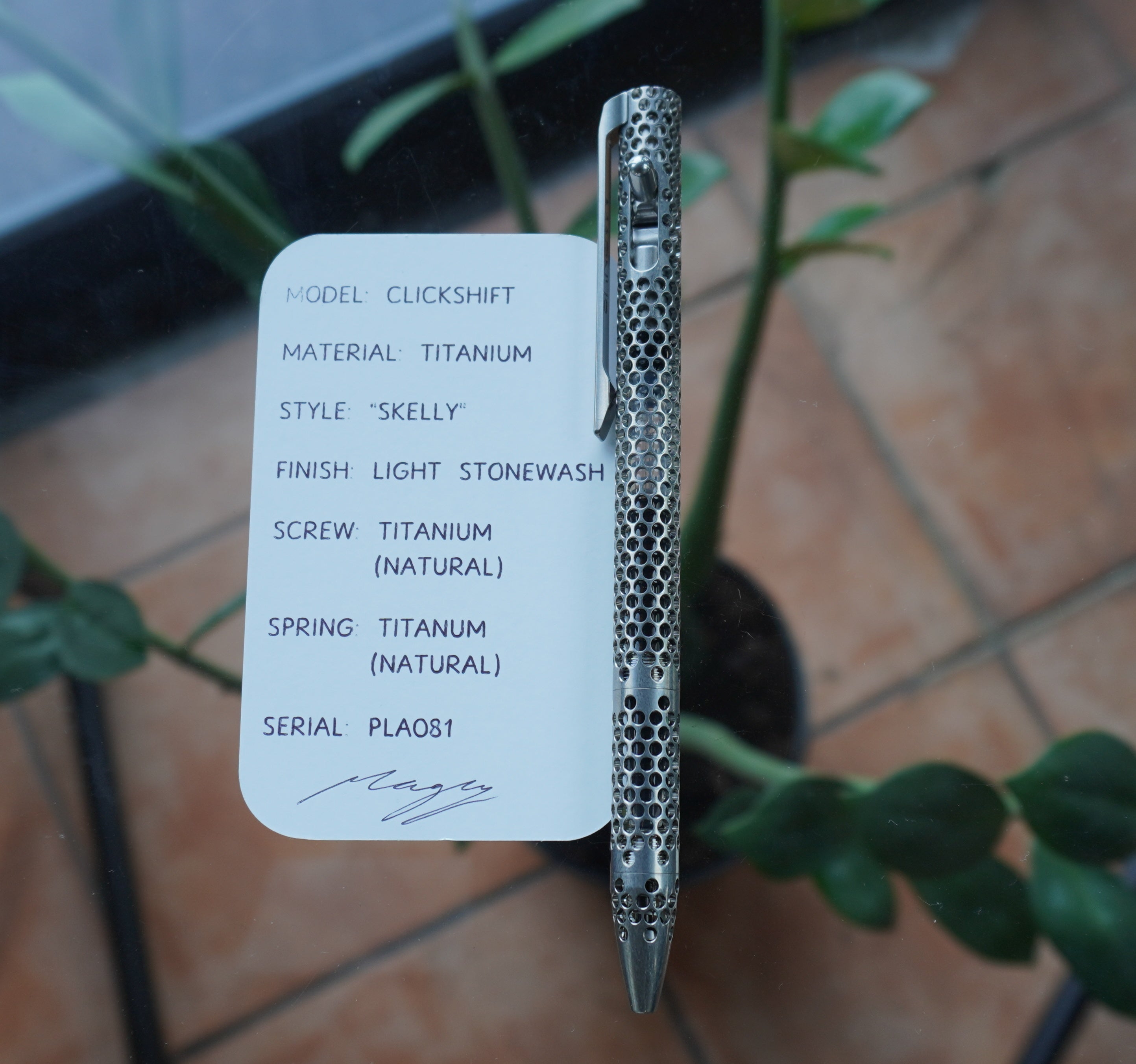 PenLab™ Custom Pen: PLA081