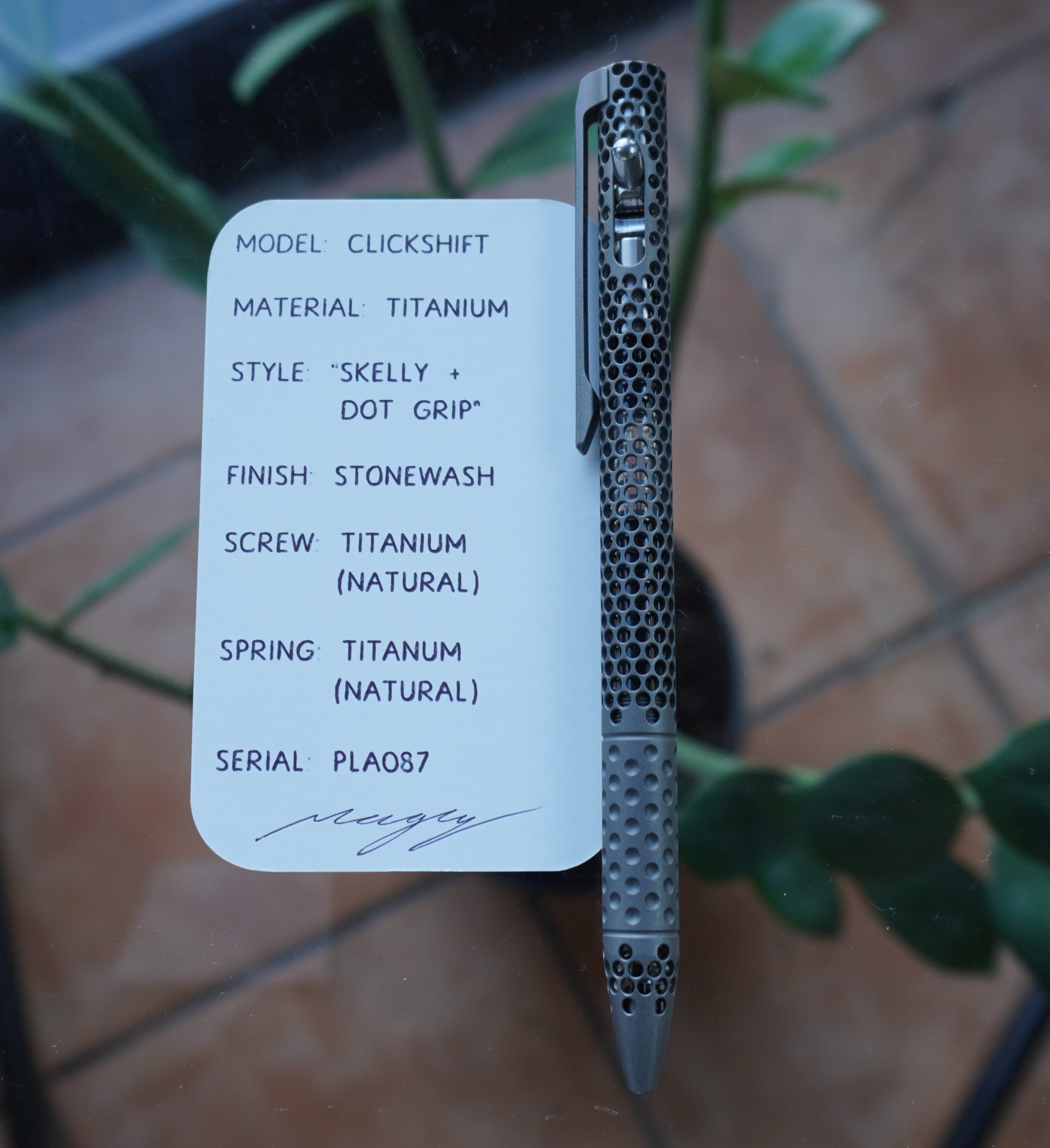 PenLab™ Custom Pen: PLA087