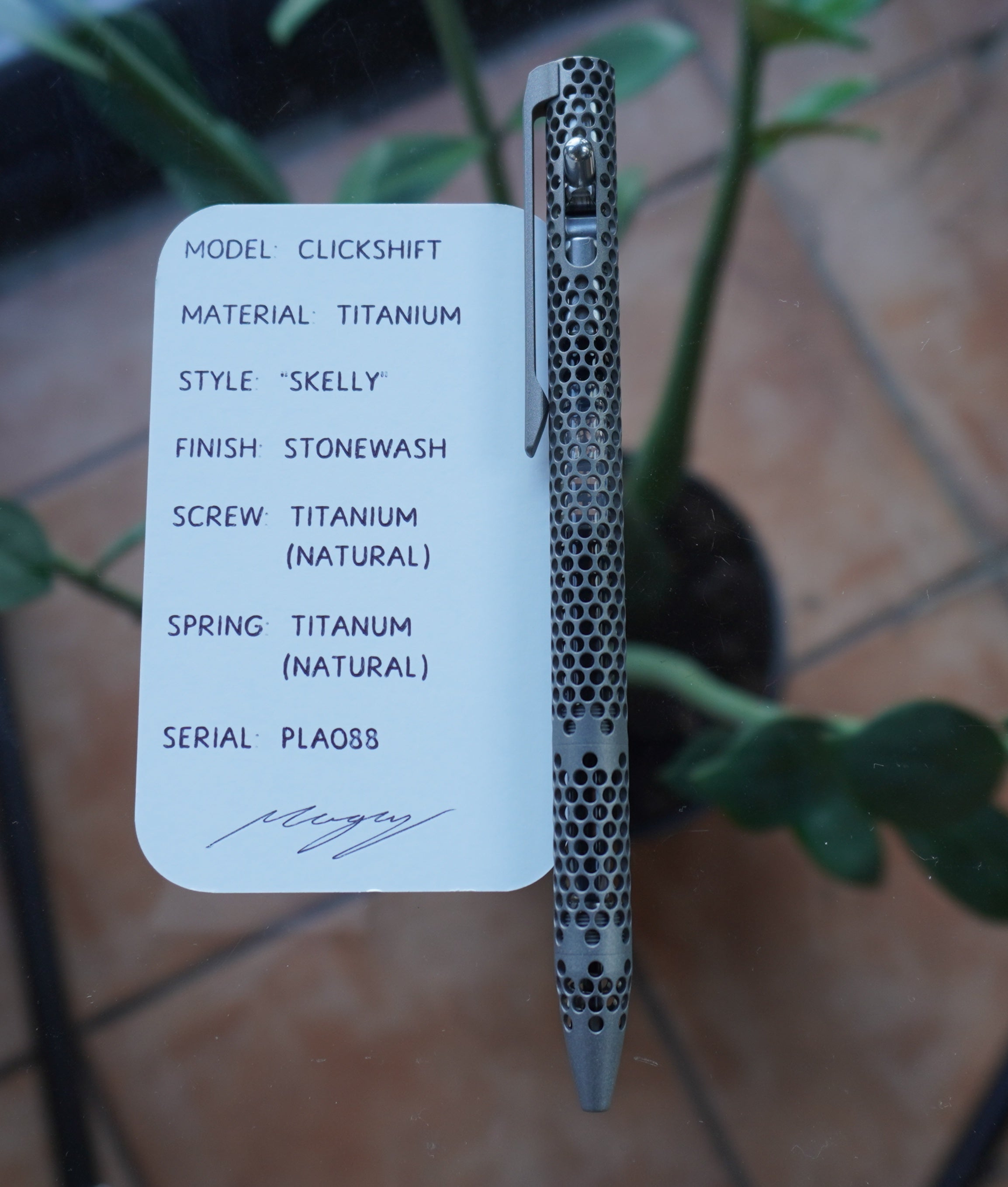 PenLab™ Custom Pen: PLA088
