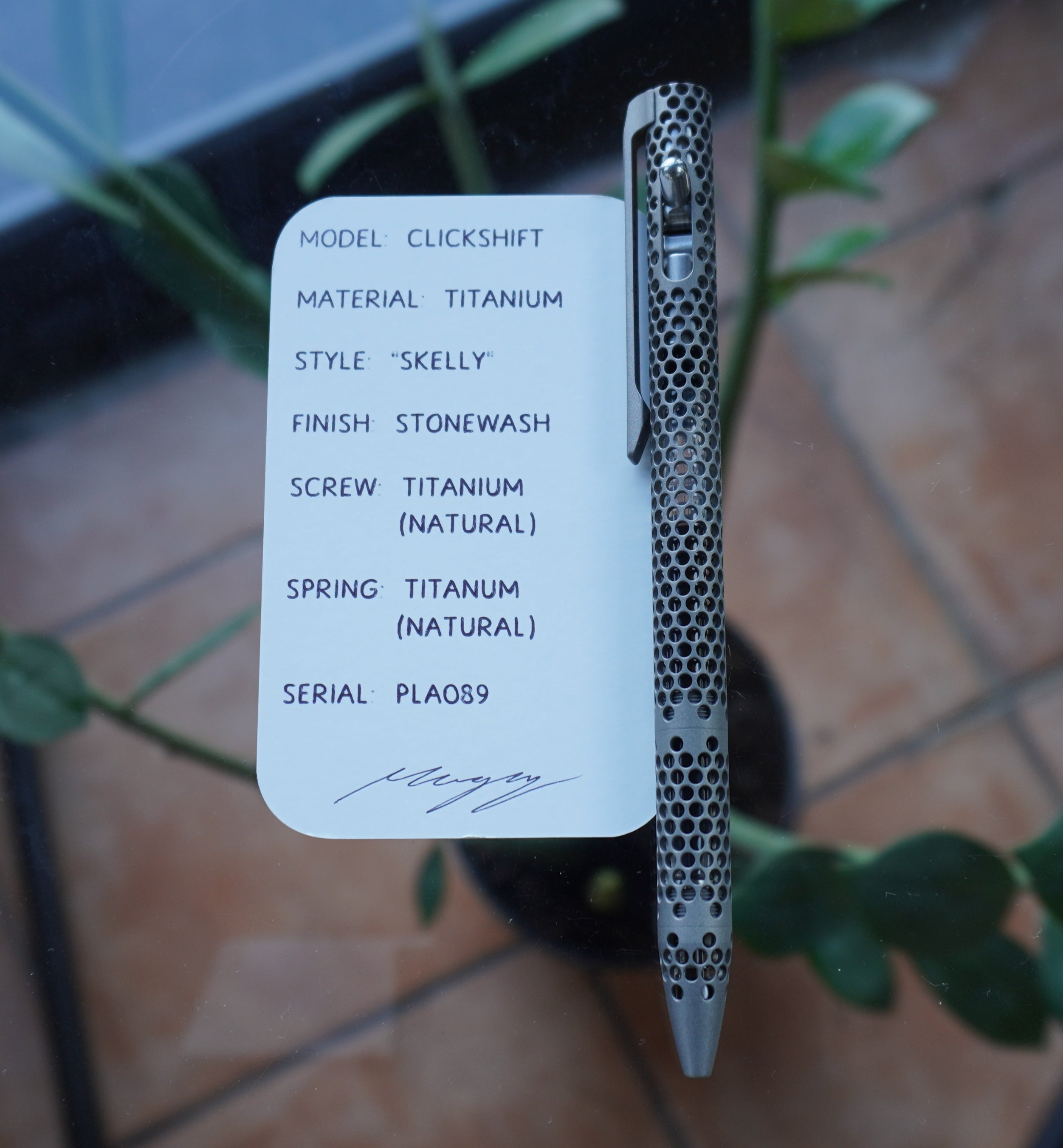 PenLab™ Custom Pen: PLA089