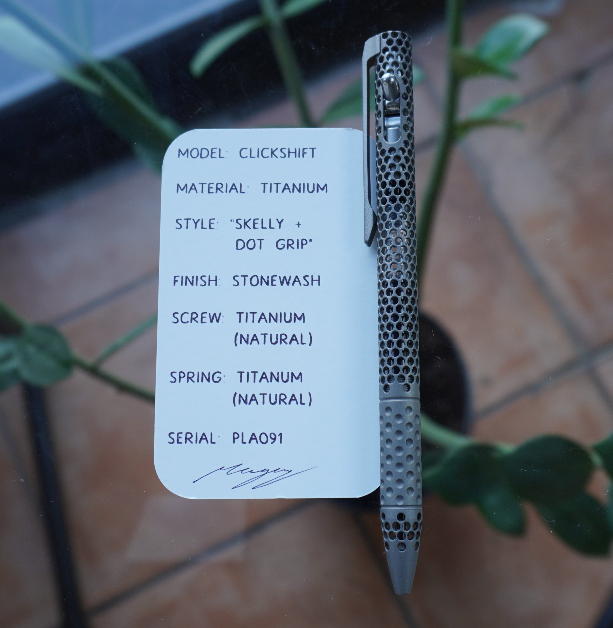 PenLab™ Custom Pen: PLA091