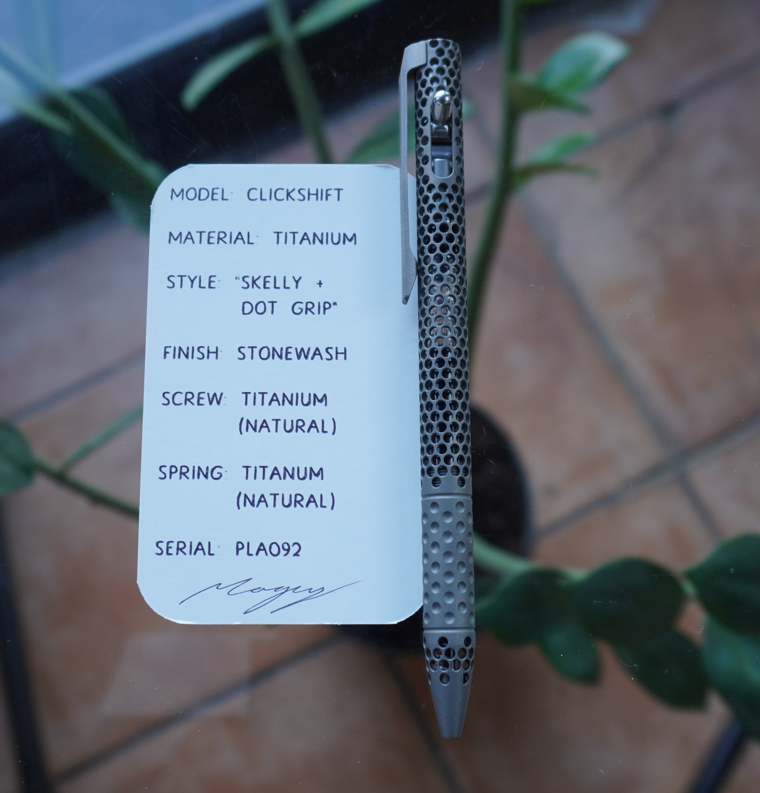PenLab™ Custom Pen: PLA092