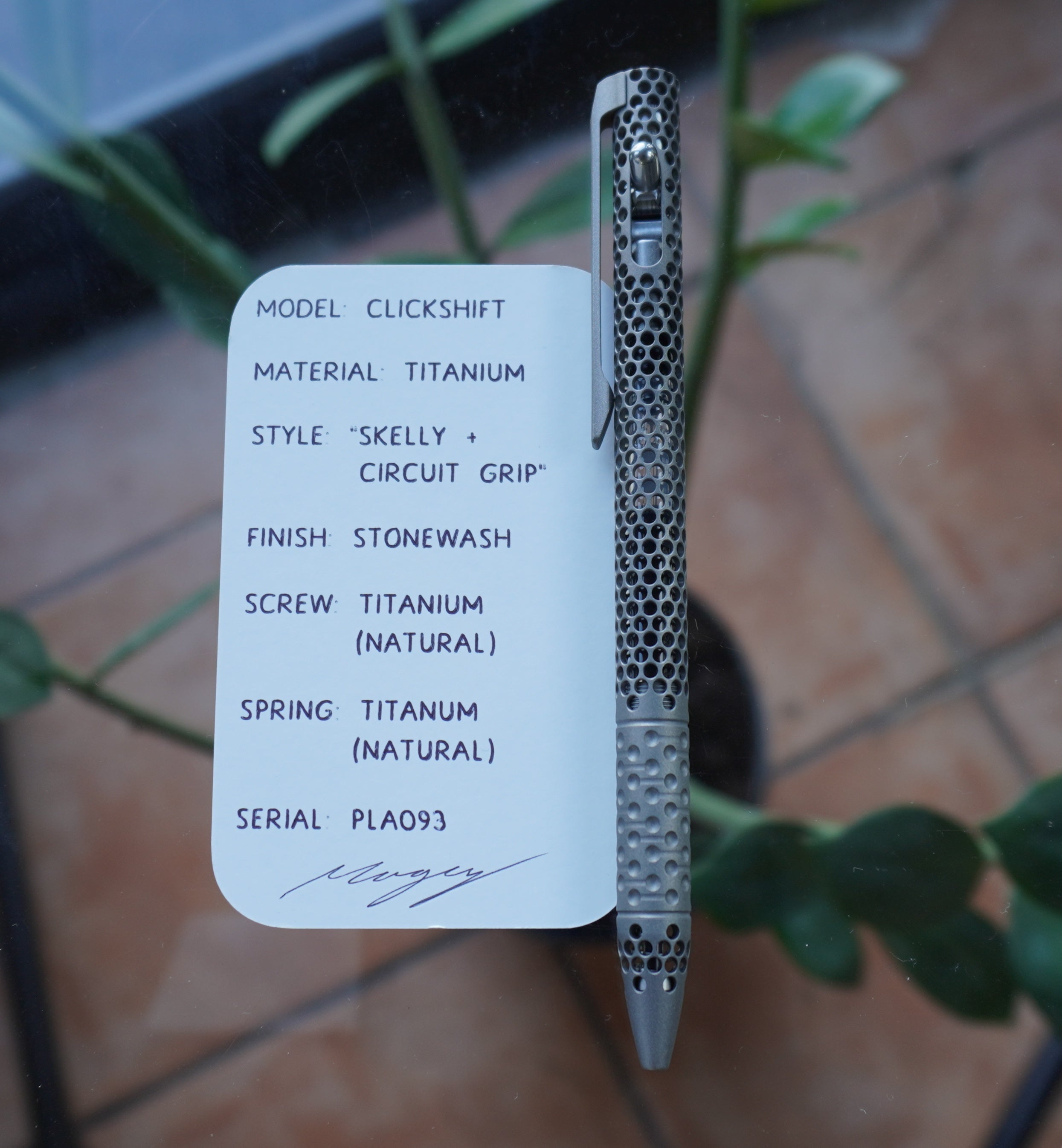 PenLab™ Custom Pen: PLA093