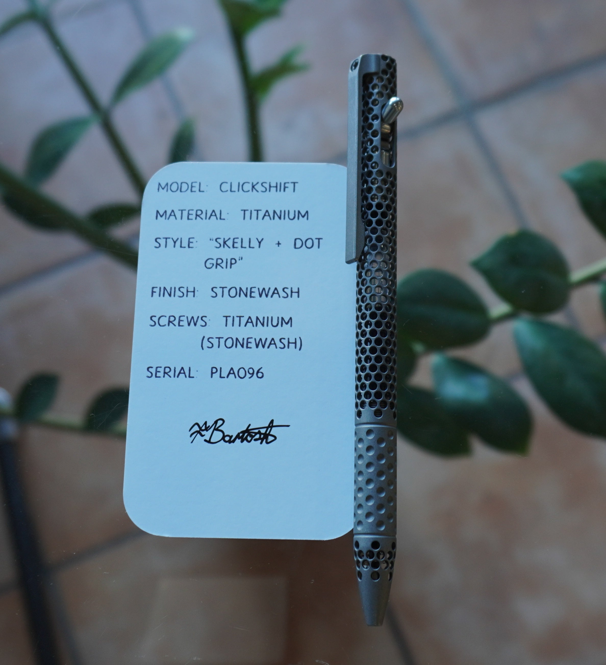 PenLab™ Custom Pen: PLA096
