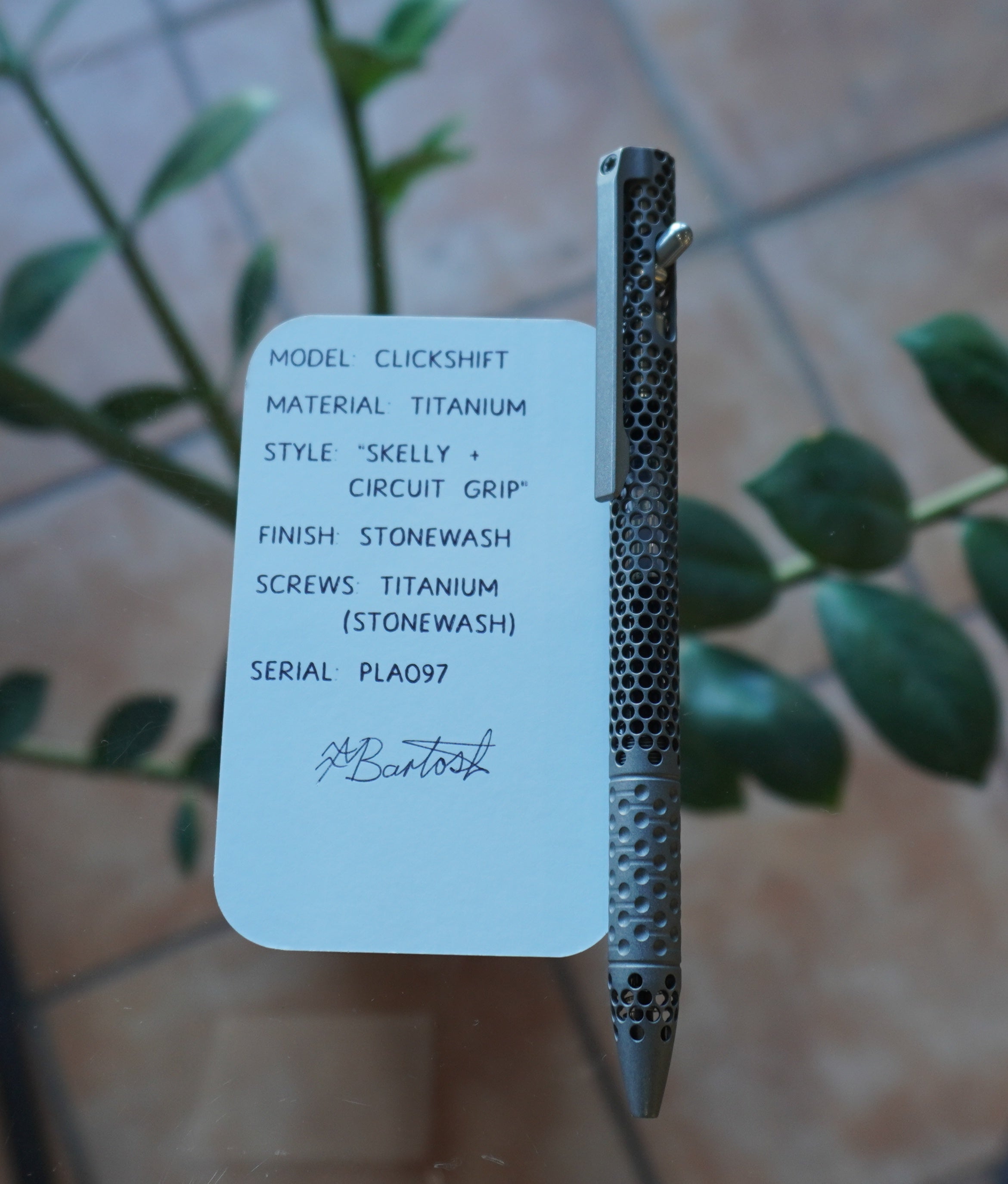 PenLab™ Custom Pen: PLA097
