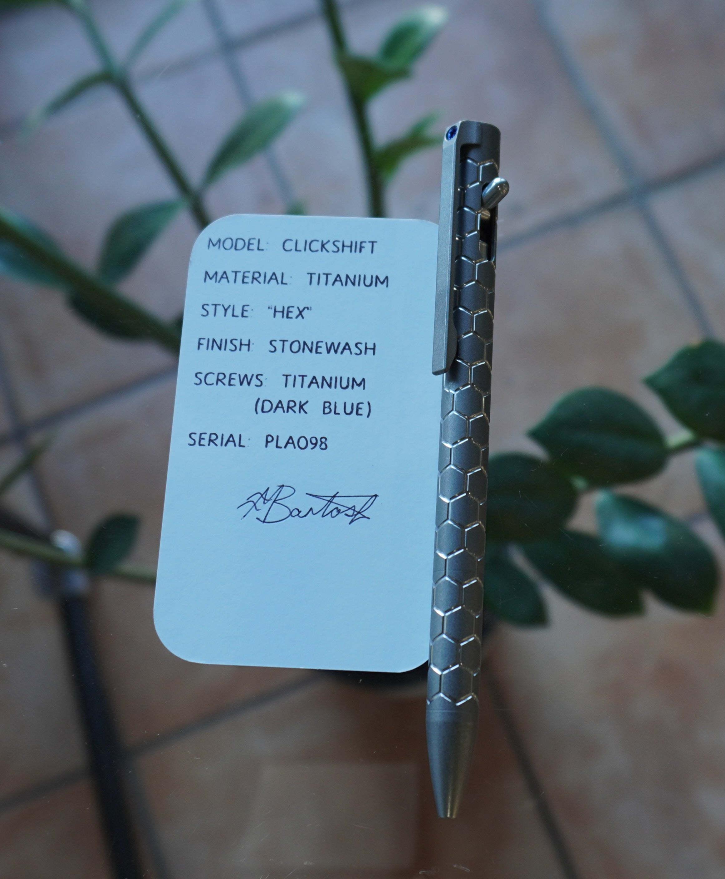PenLab™ Custom Pen: PLA098